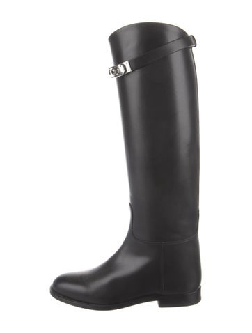 Pre-owned Hermes 2021 Jumping Boots Riding Boots In Black