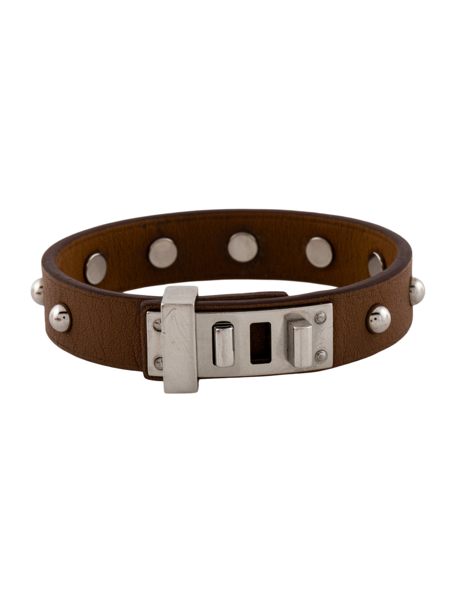 Hermès Mini Dog Clous Rounds Wrap Bracelet