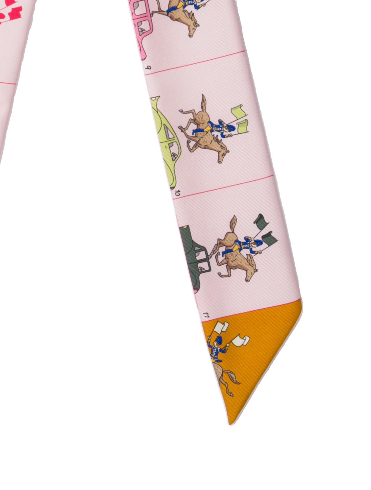 Hermès Parade Silk Twilly Scarf