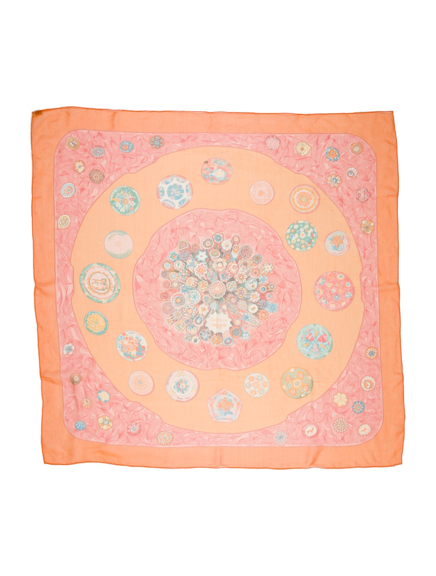 Hermès Sulfures Silk Scarf