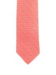 Hermès pattern silk tie
