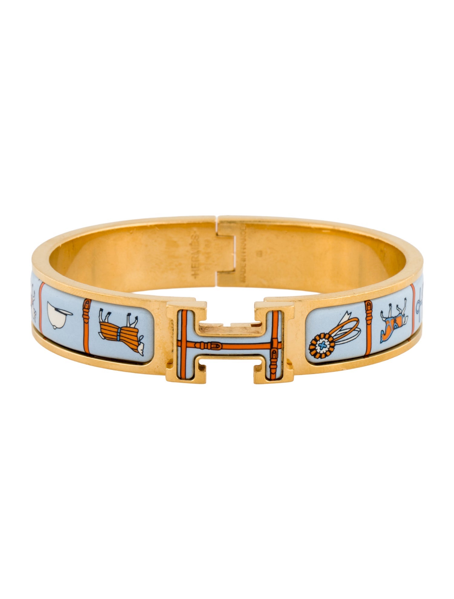 Hermès Clic H Bangle Bracelet