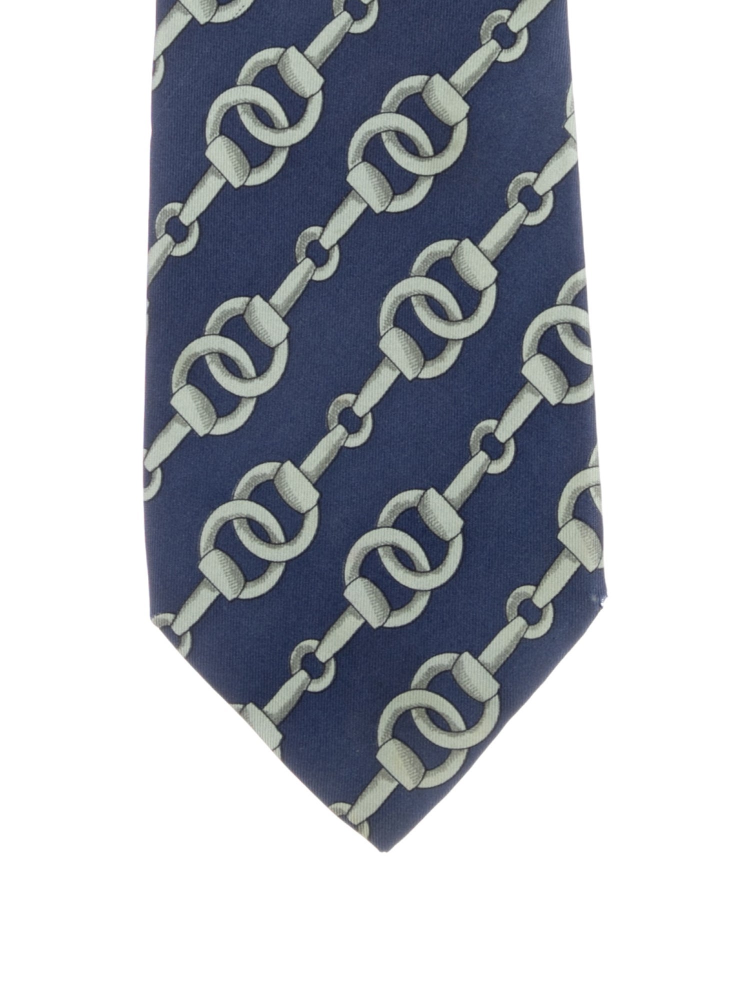 Gucci pattern silk tie