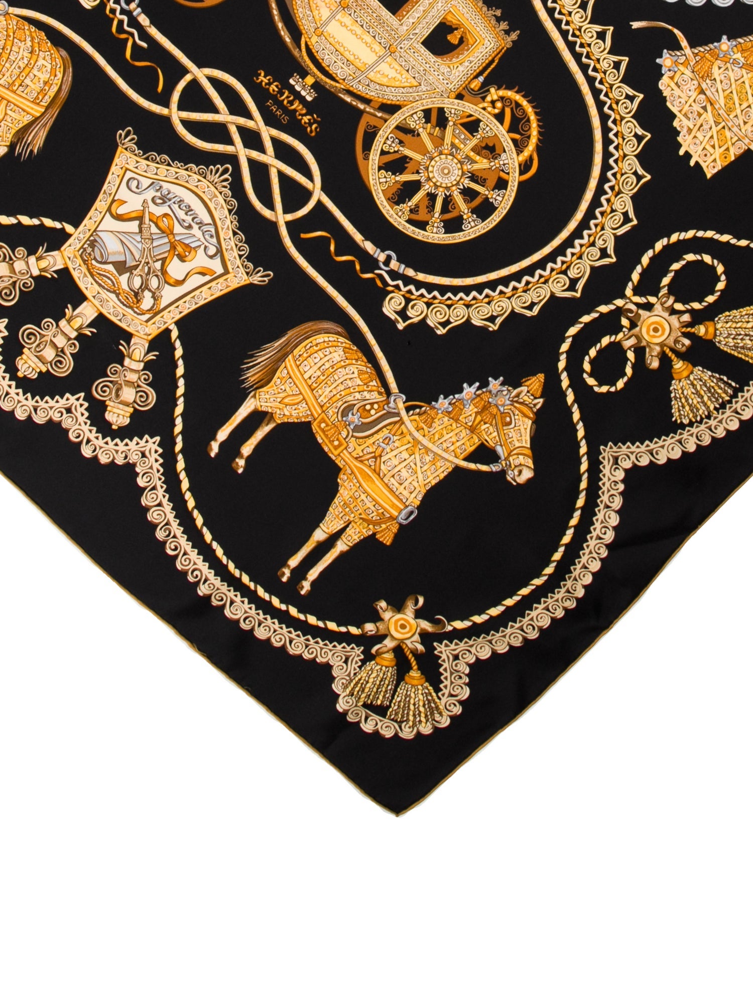 Hermès Paperoles Silk Scarf