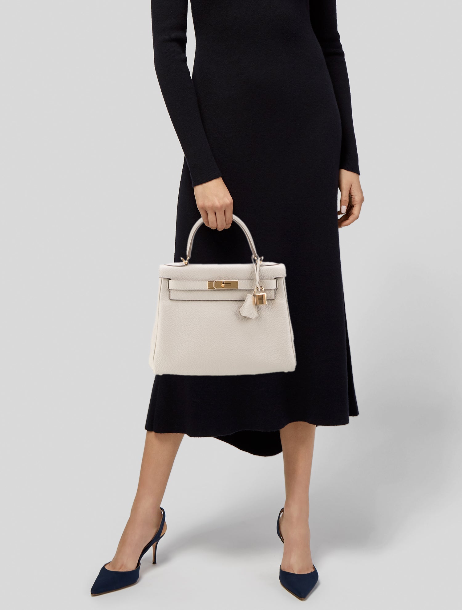 Hermès Clemence Kelly II Sellier 28