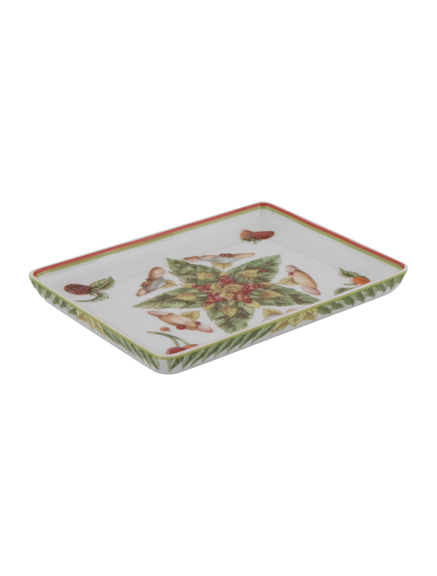 Hermès Porcelain Le Jardin de Pythagore Tray