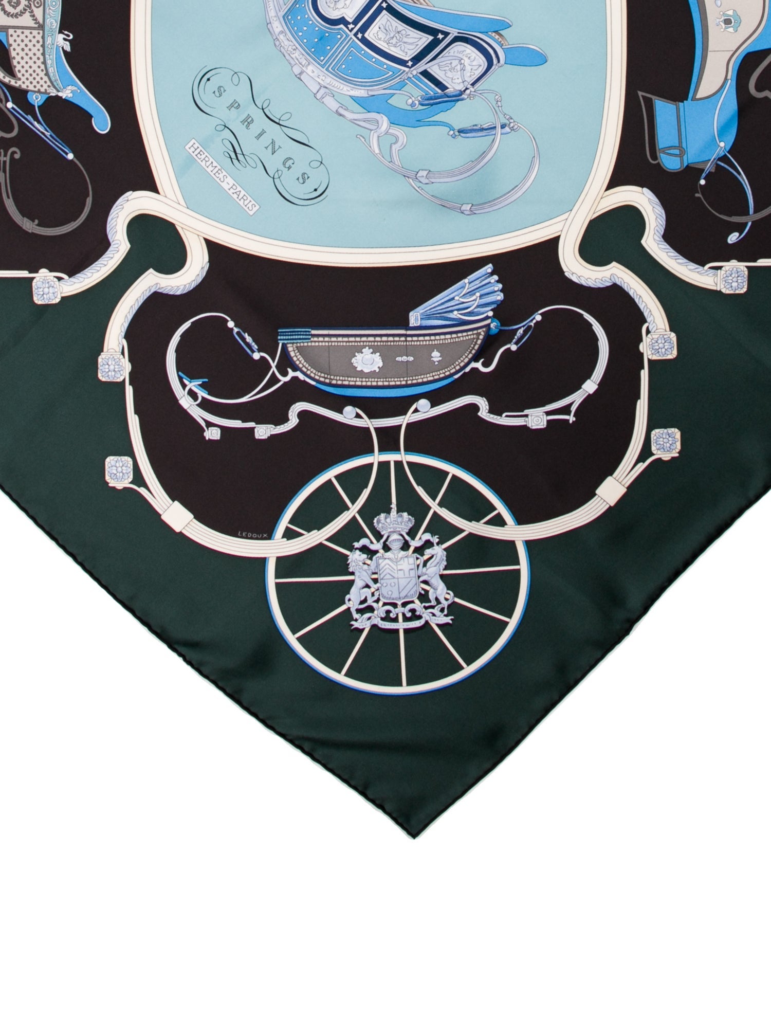 Hermès Springs Silk Scarf