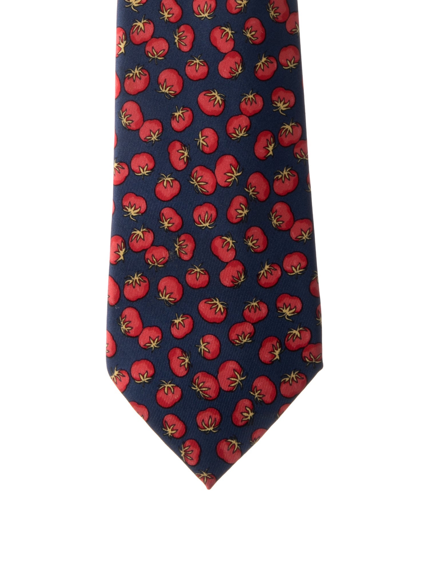 Hermès Silk Printed Tie