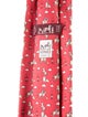 Hermès pattern silk tie