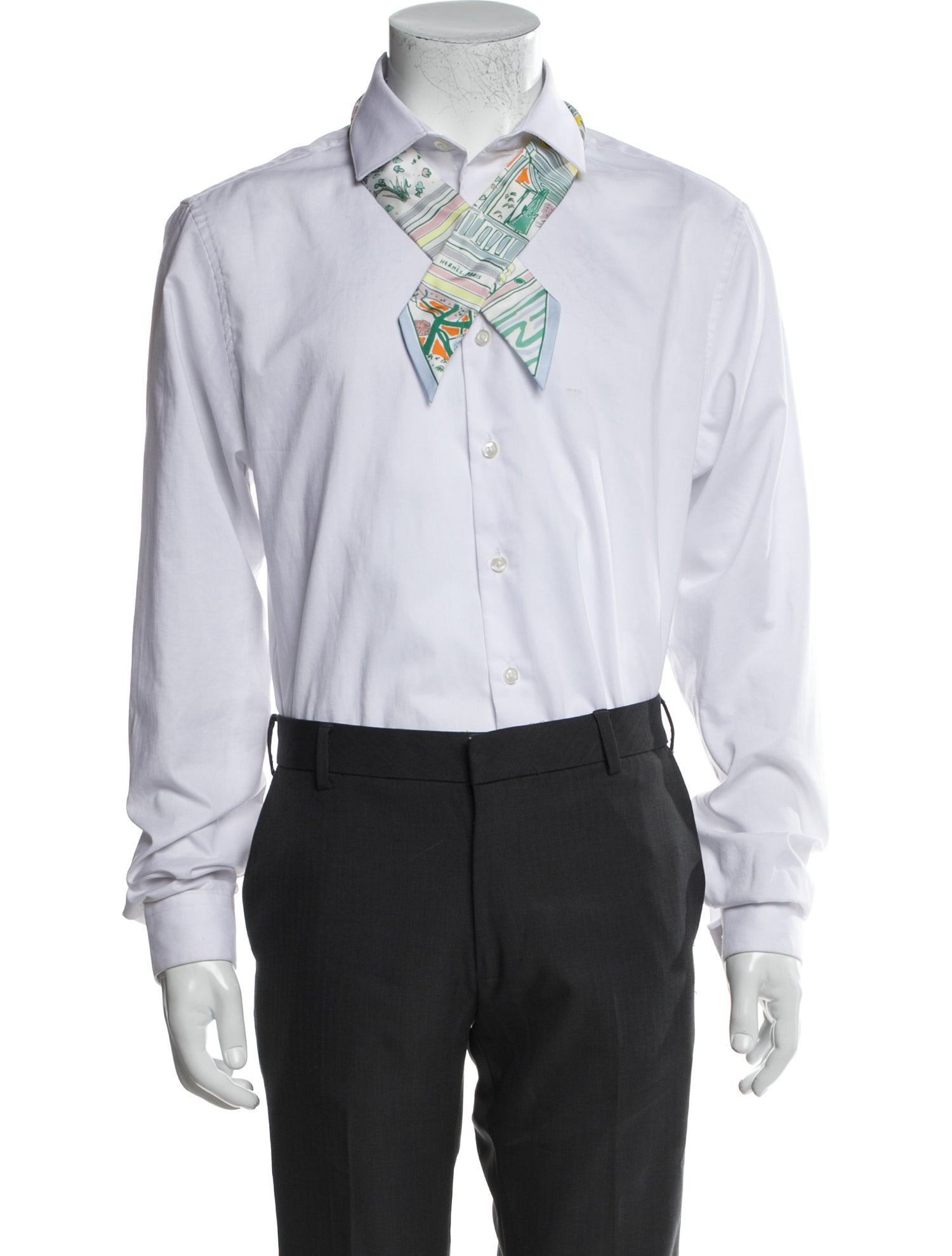 Hermès Rayures d'Ete Silk Twilly Scarf w/ Tags