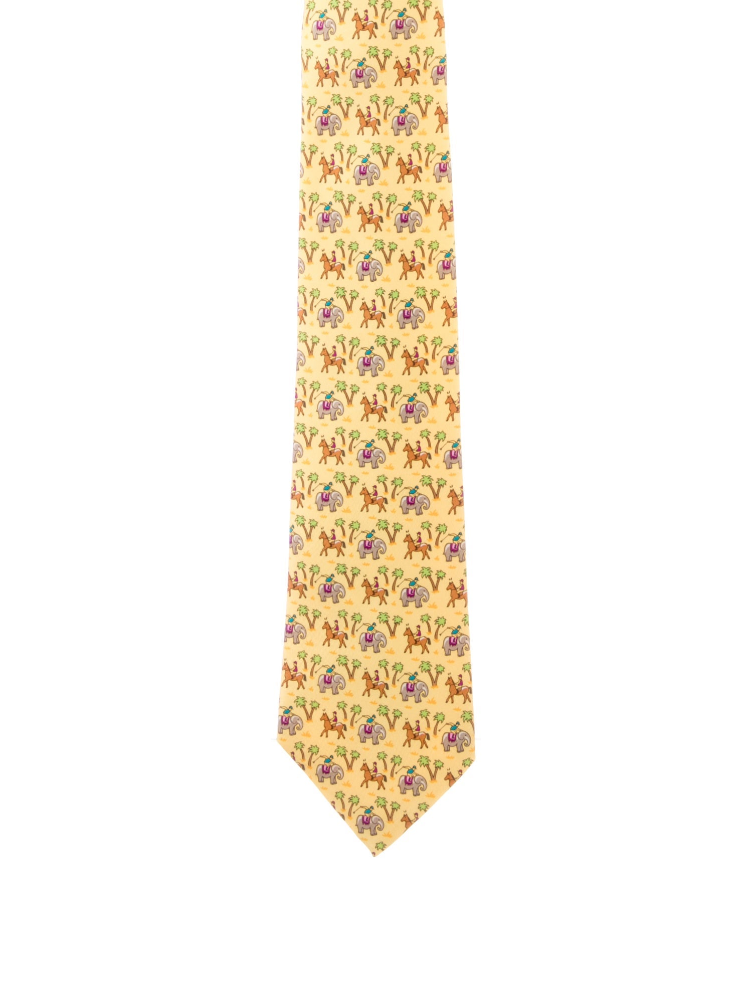 Hermès Silk Patterned Tie