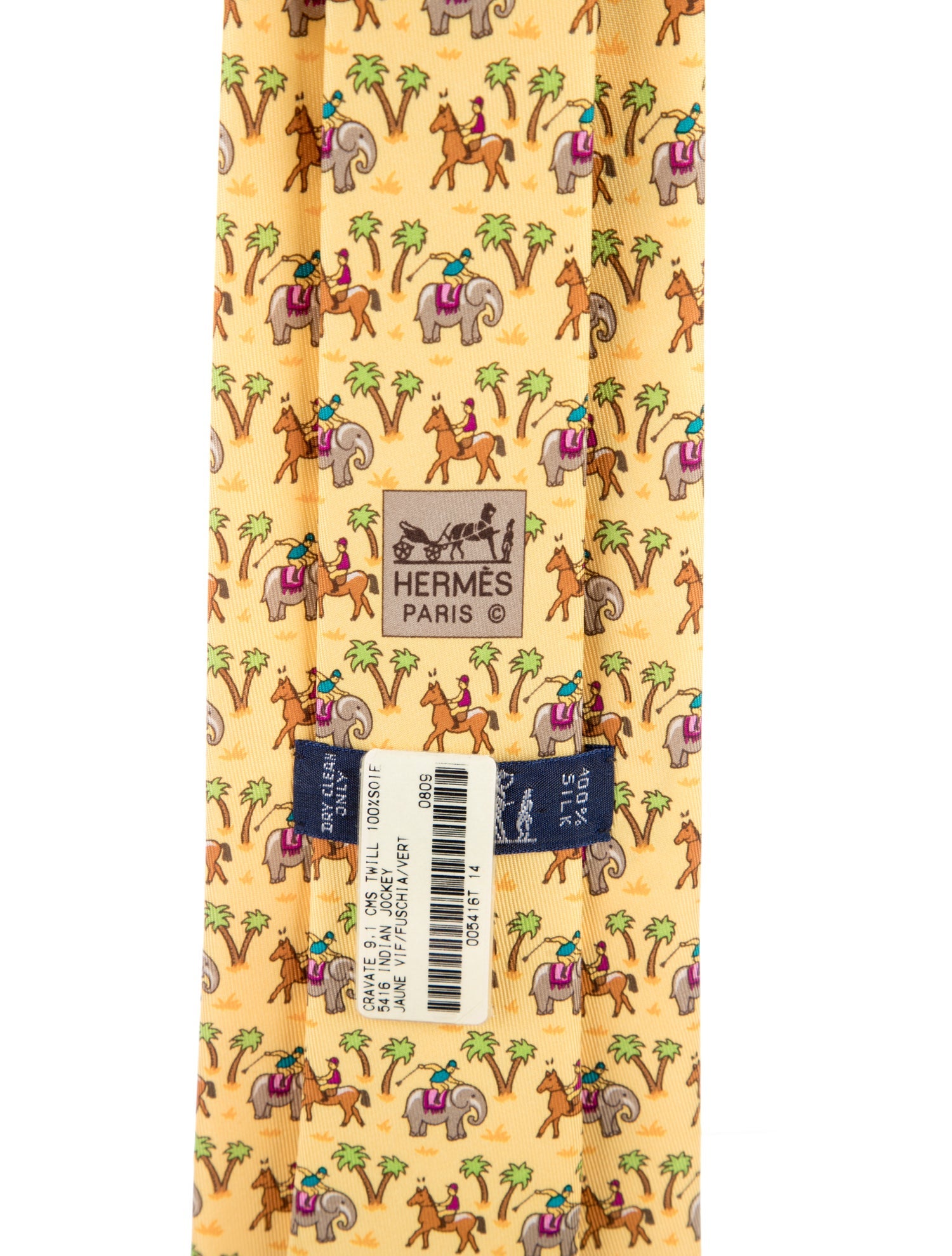 Hermès Silk Patterned Tie