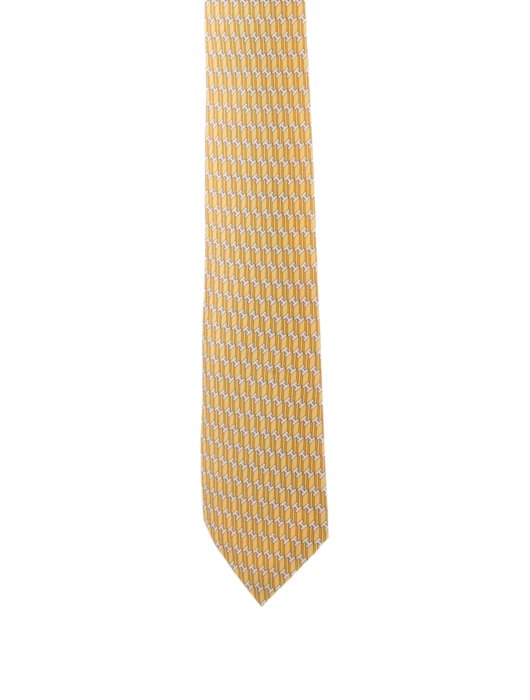 Hermès Silk Patterned Tie