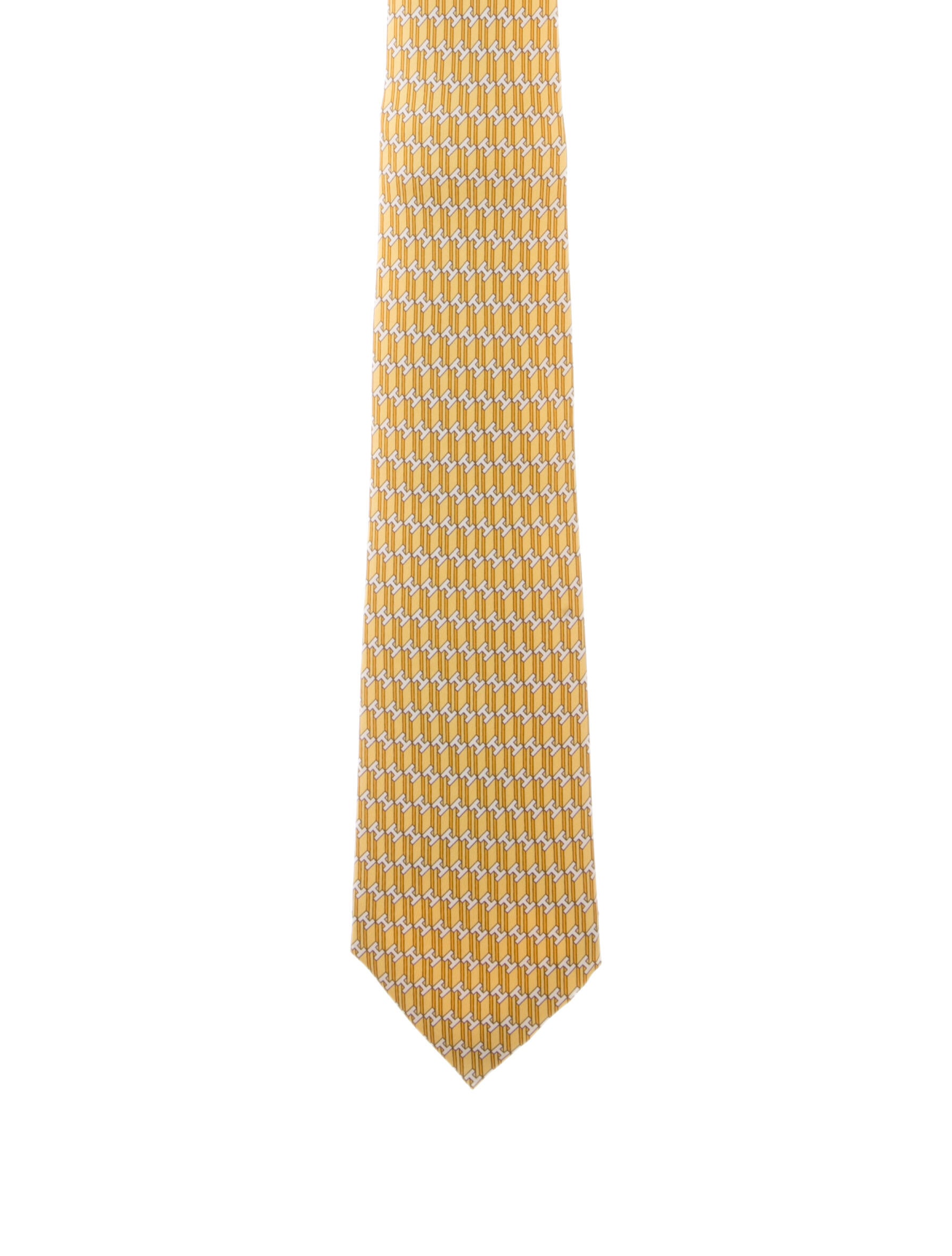 Hermès Silk Patterned Tie