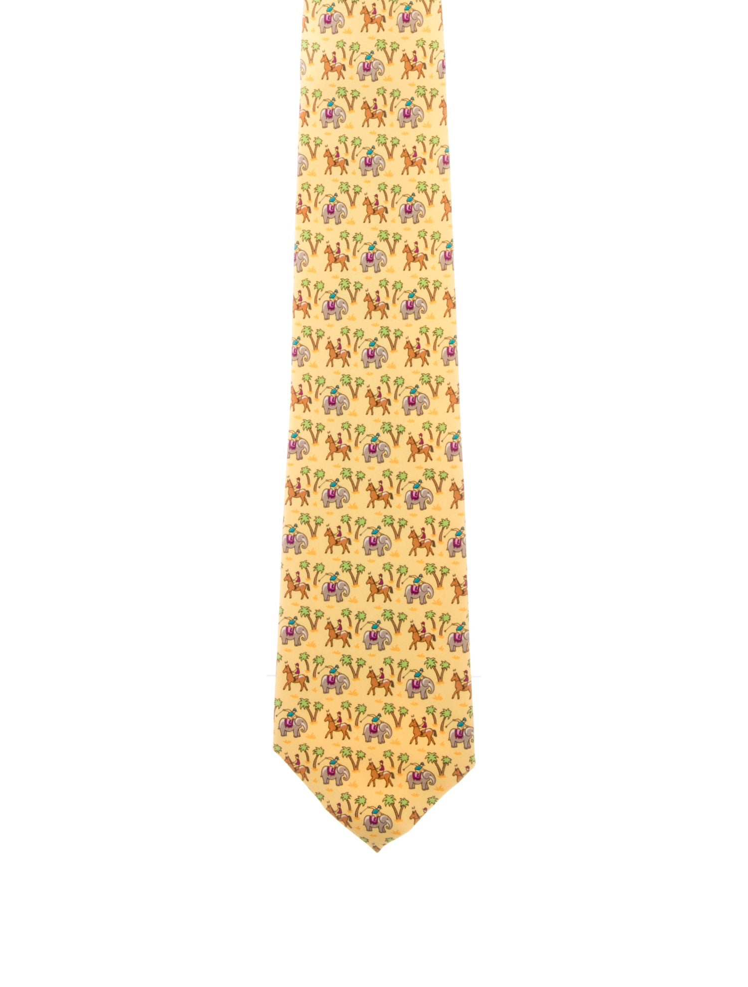 Hermès Silk Patterned Tie