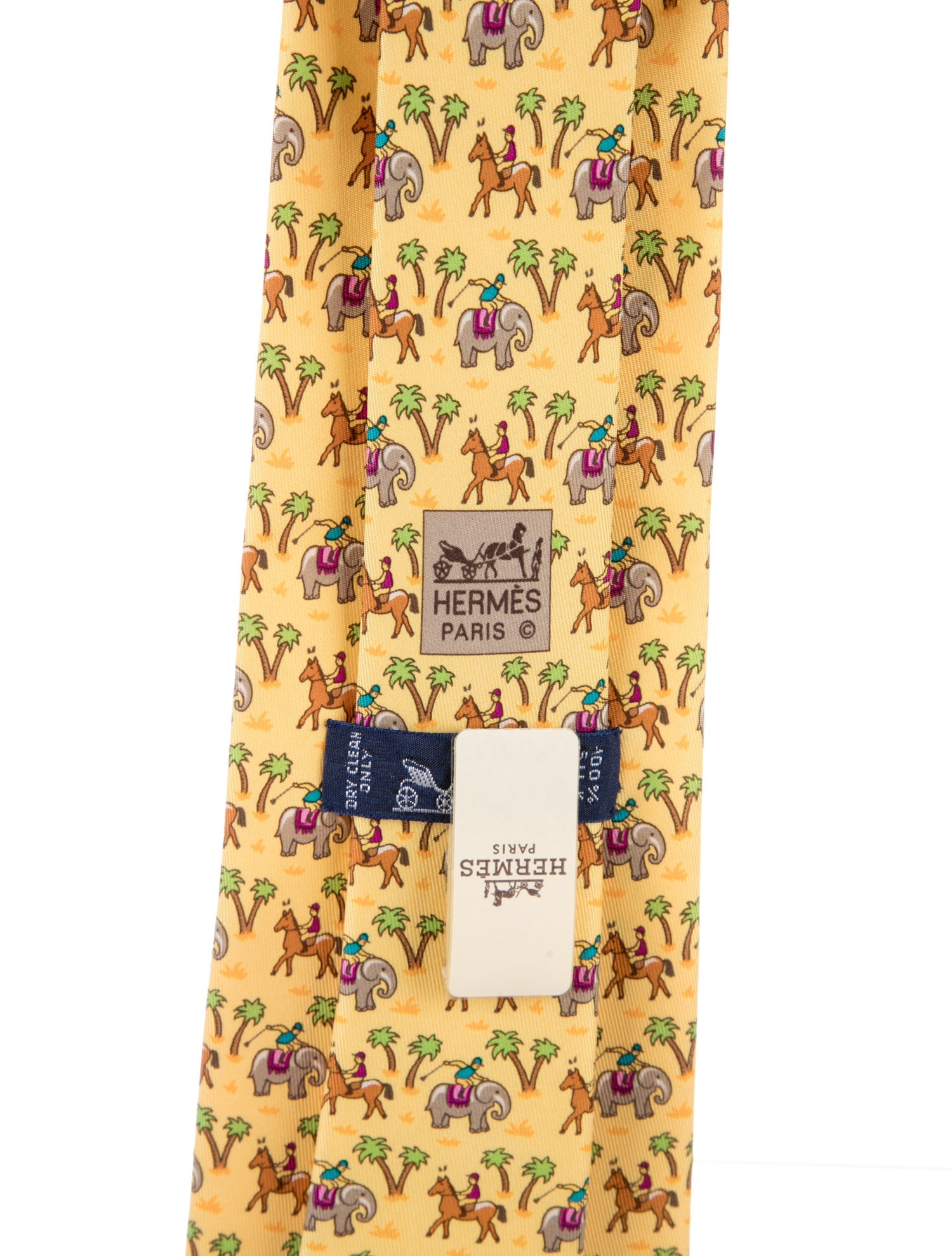 Hermès Silk Patterned Tie
