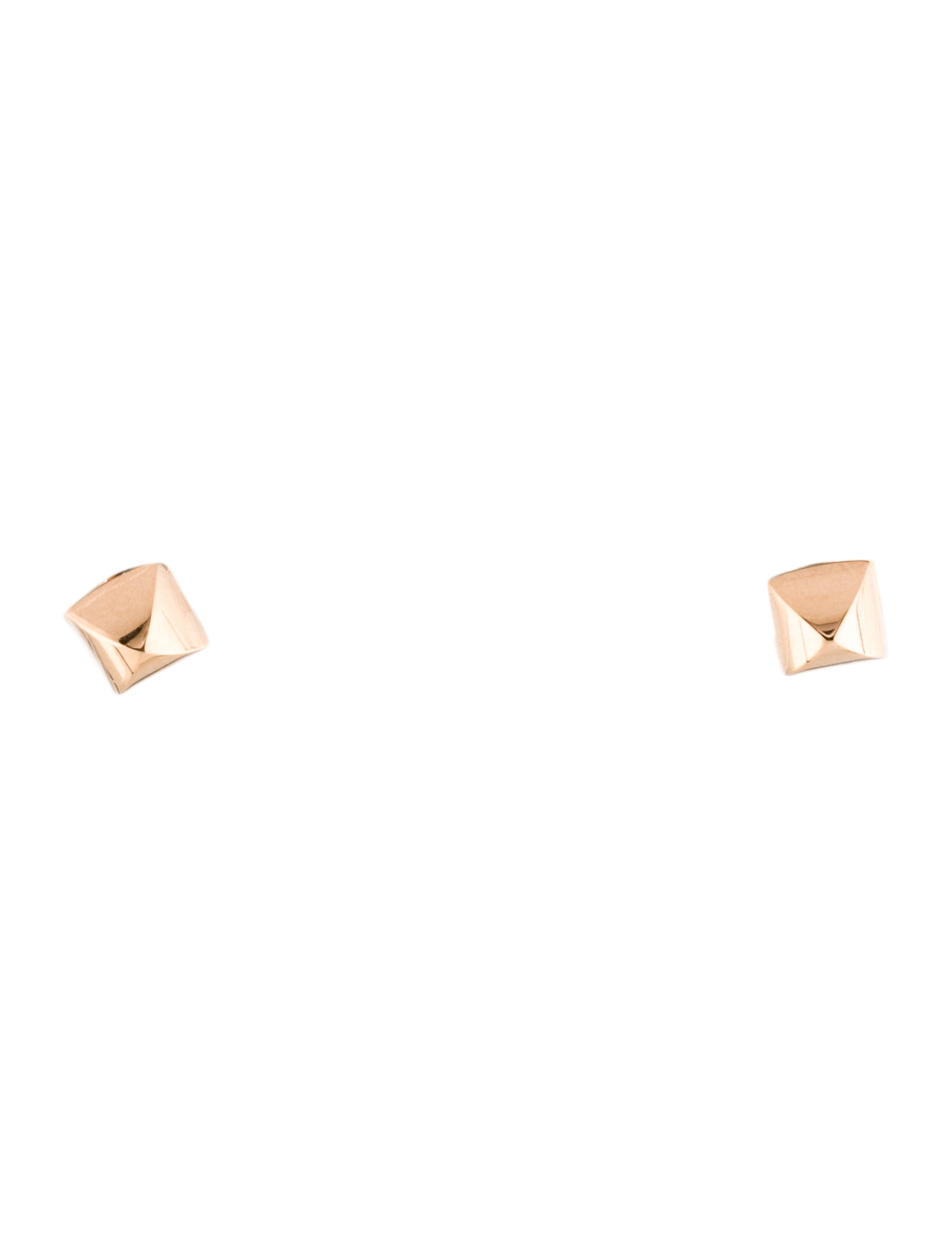 Hermès 18K Clou d'H Stud Earrings