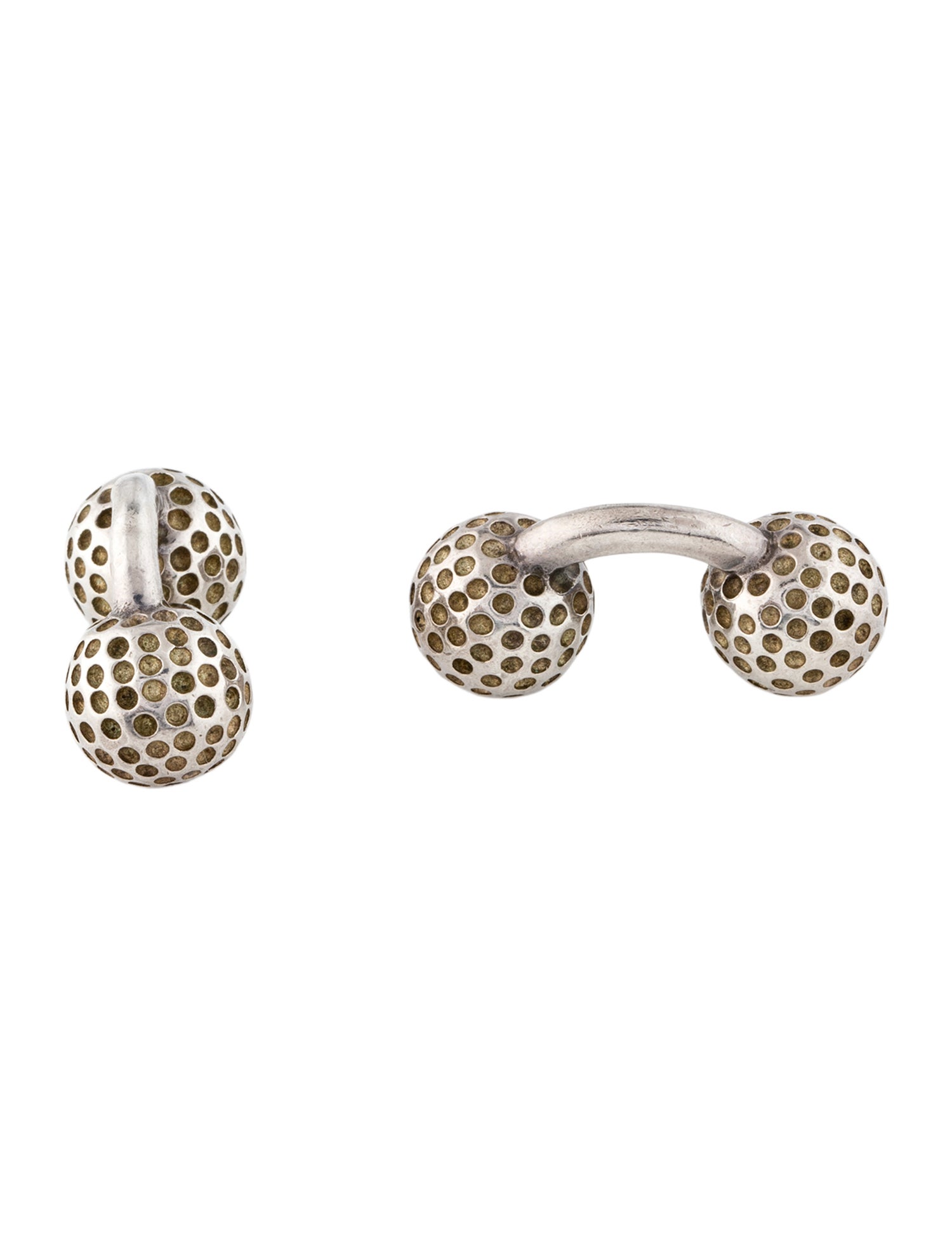 Hermès Vintage Golf Ball Cufflinks