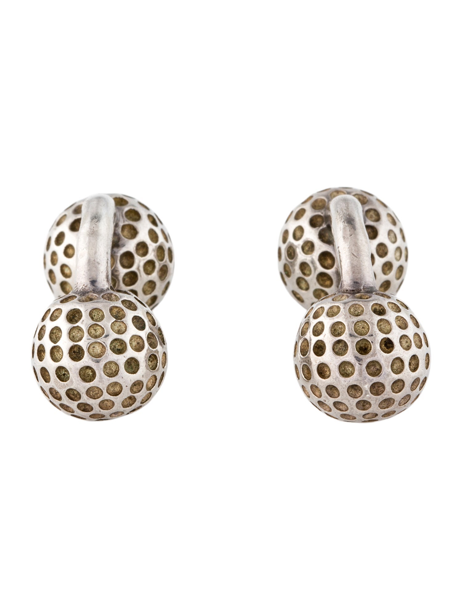 Hermès Vintage Golf Ball Cufflinks