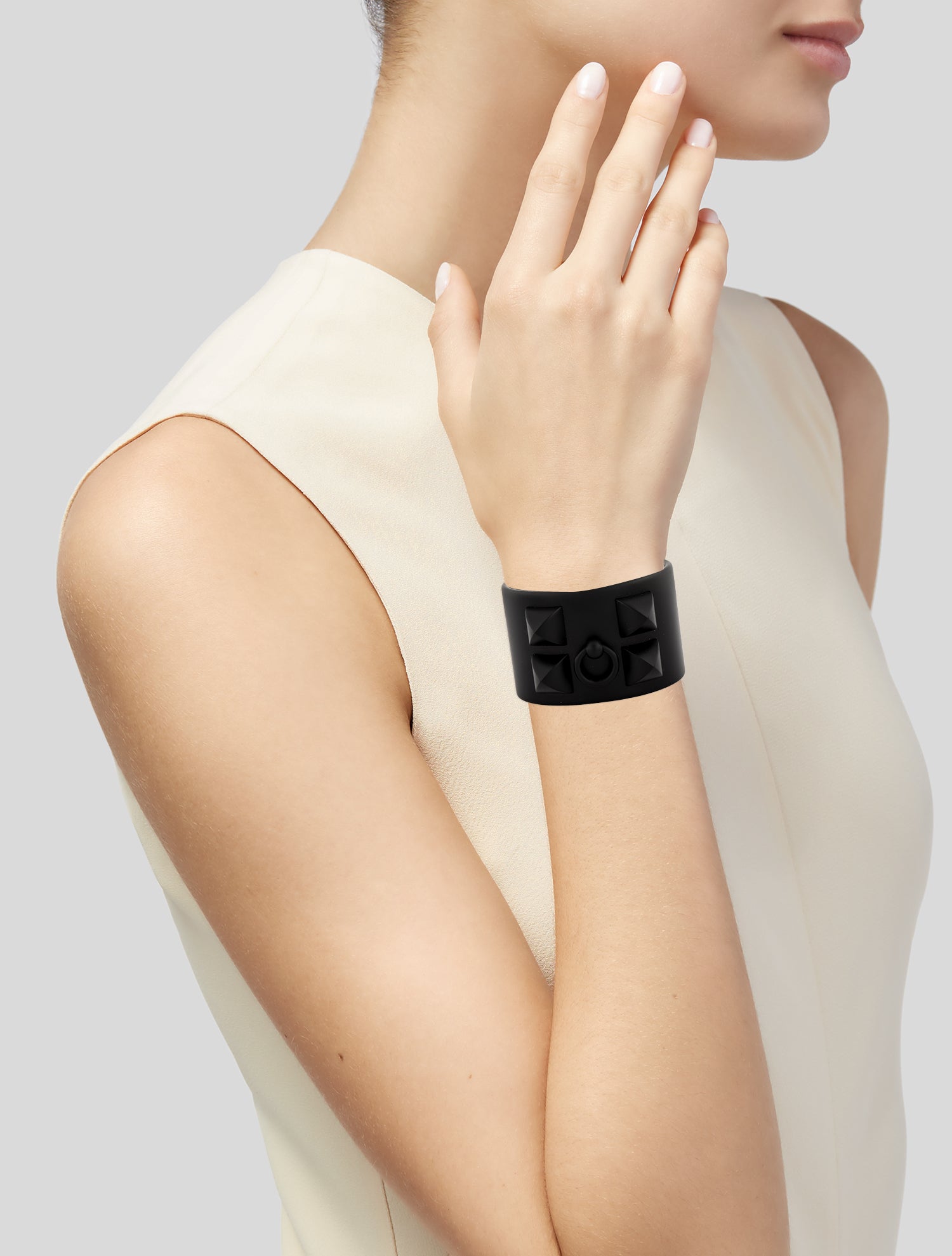 Hermès Collier de Chien Aluminium Sunset Cuff Bracelet