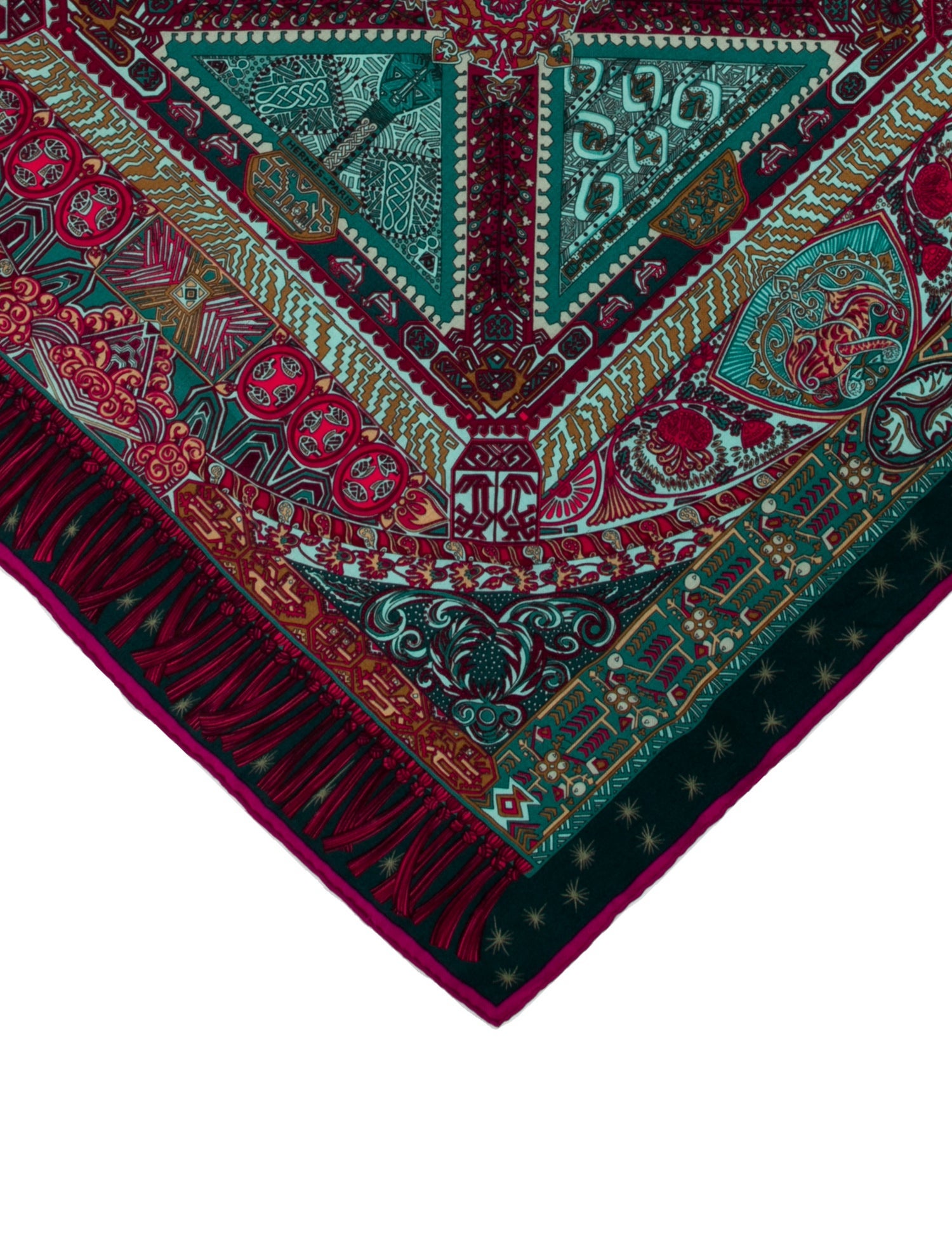 Hermès Sur Un Tapis Volant Cashmere Scarf