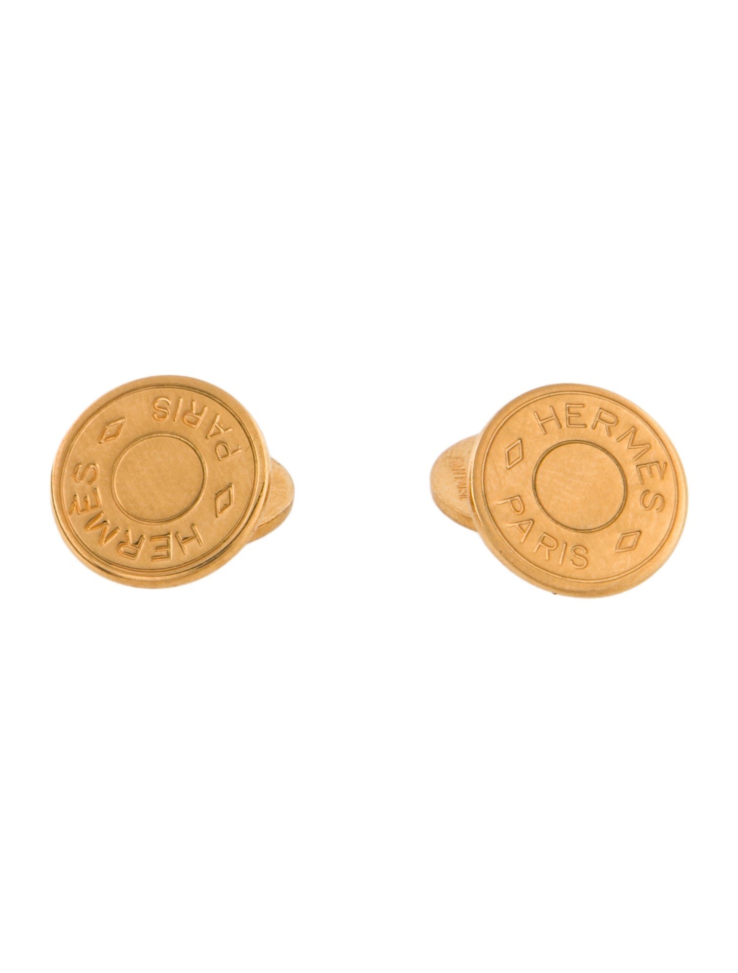 Hermès Vintage Clou de Selle Cufflinks