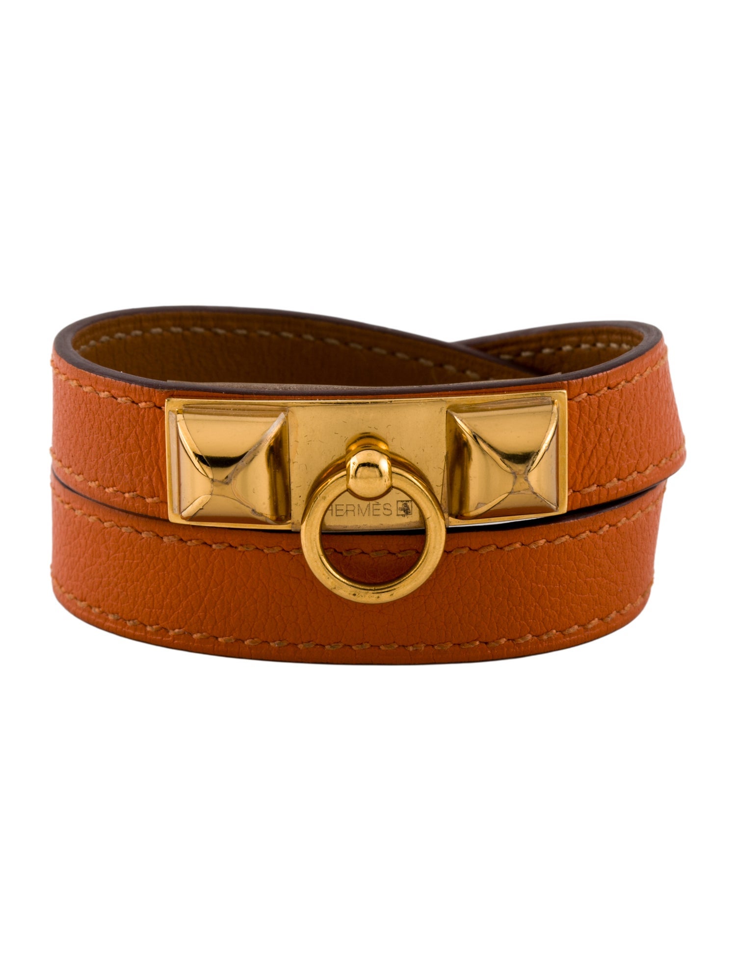 Hermès Rivale Double Tour Wrap Bracelet