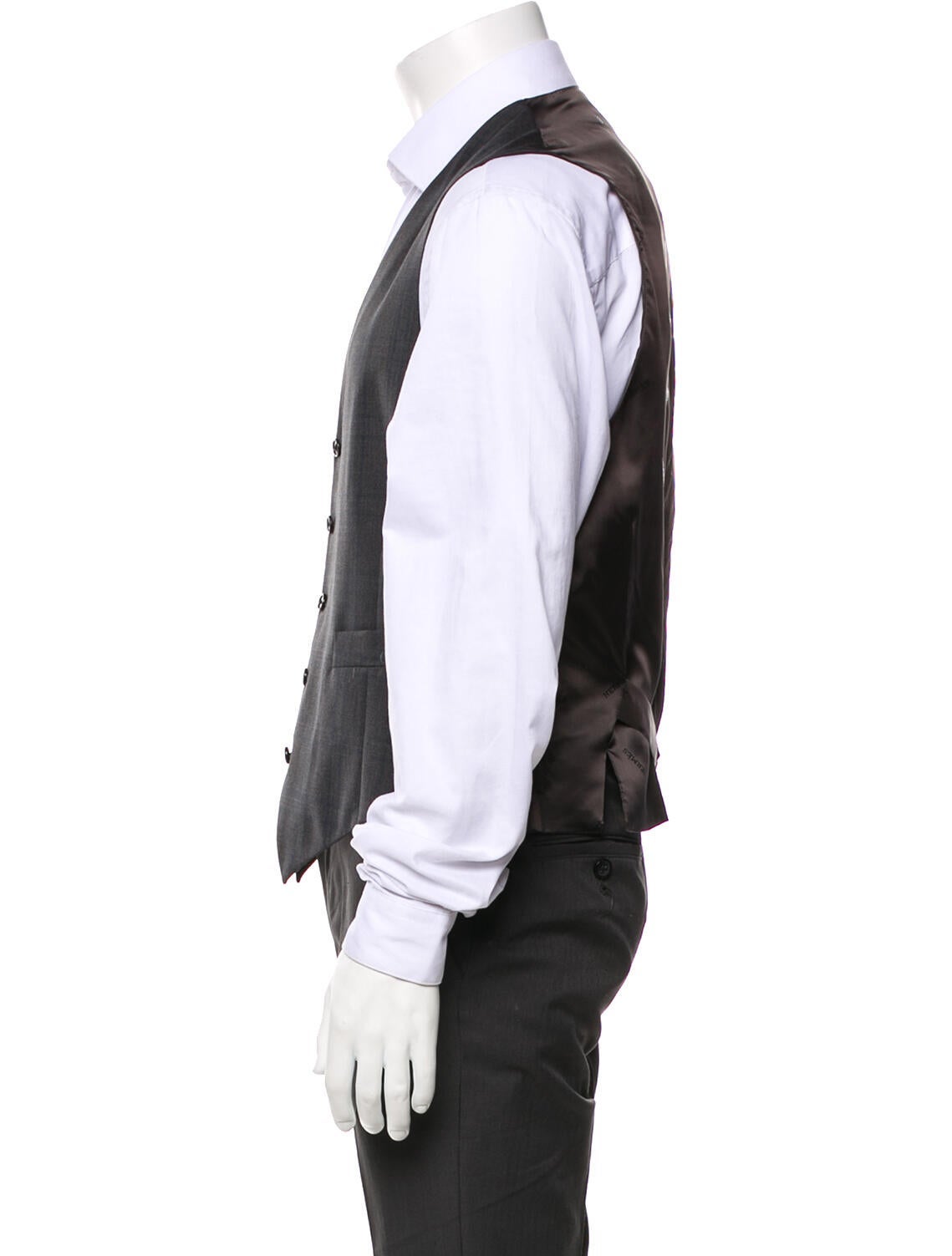 Hermès Plaid Print Suit Vest