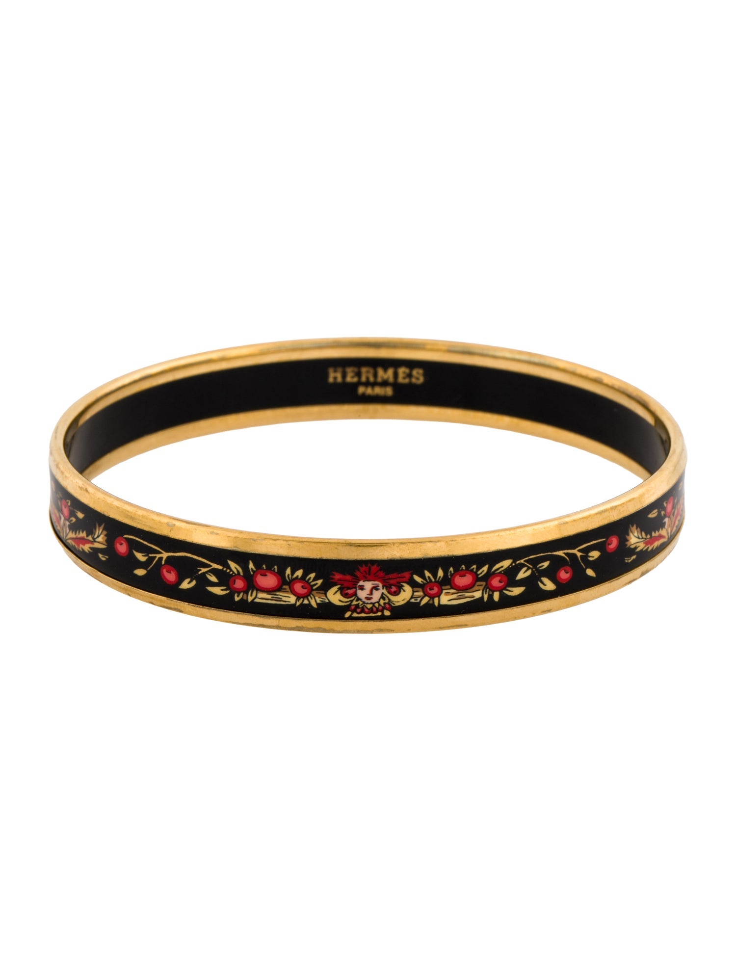 Hermès Vintage Narrow Enamel Bangle