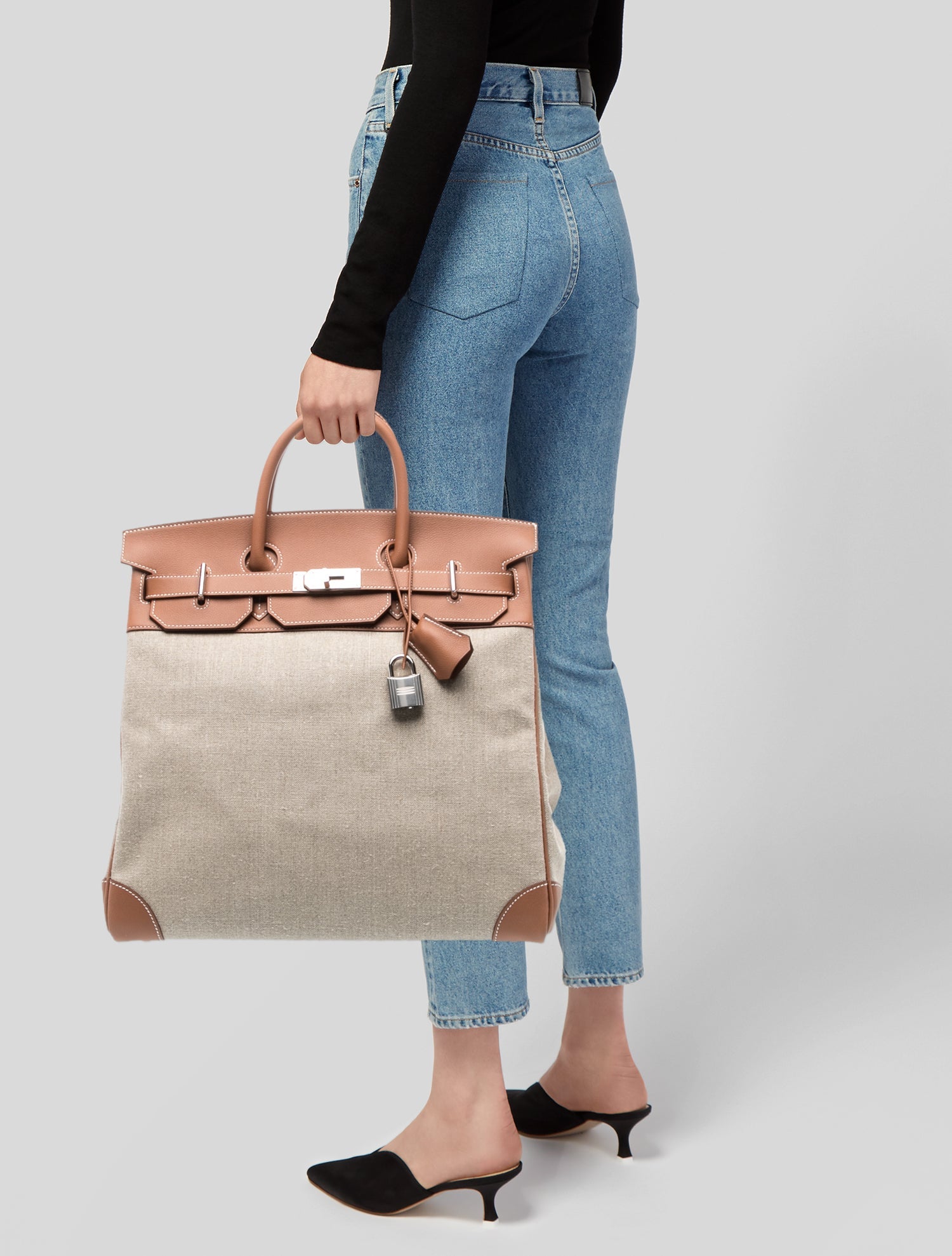 Hermès Evercolor & Toile Birkin HAC 40