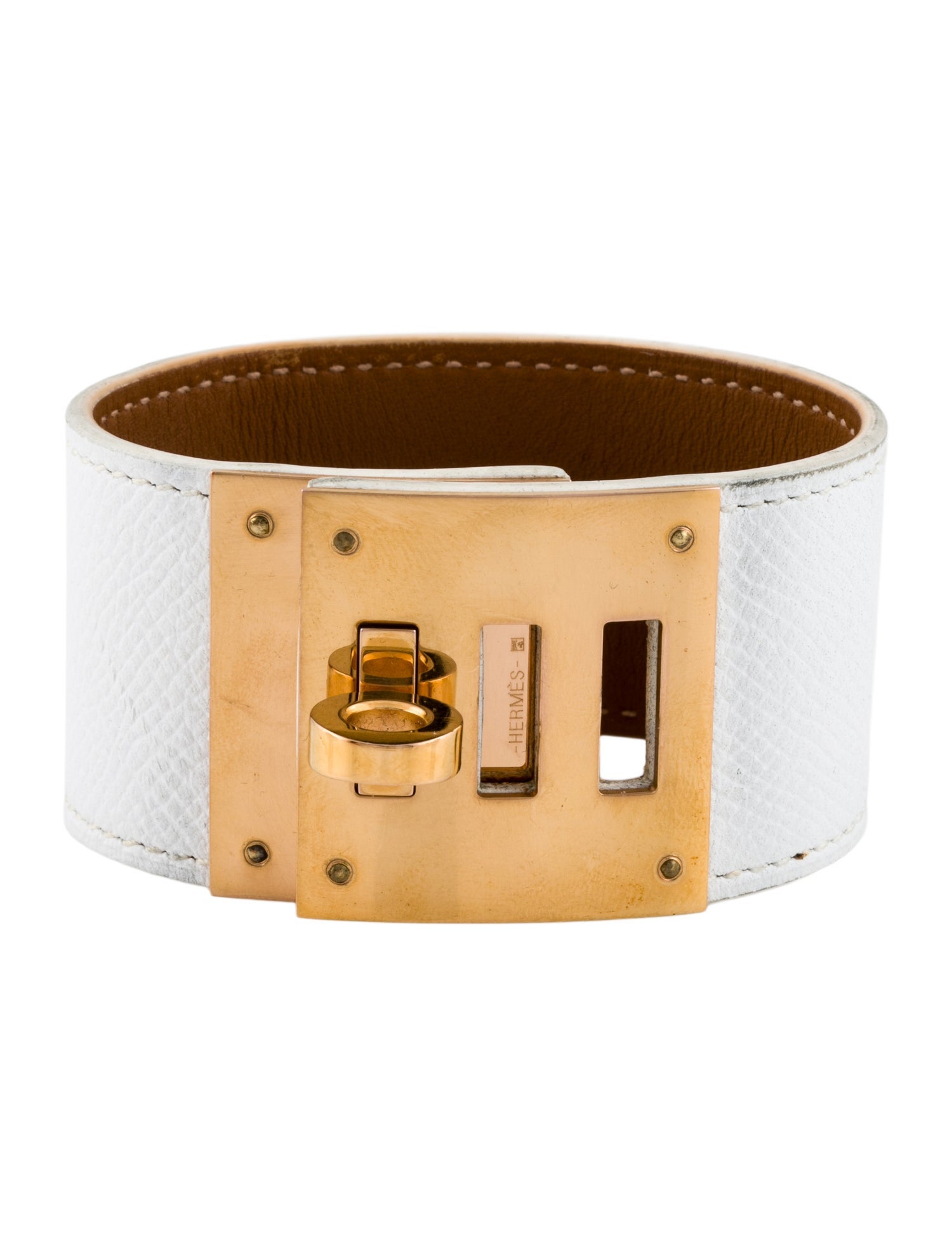 Hermès Leather Kelly Dog Bracelet