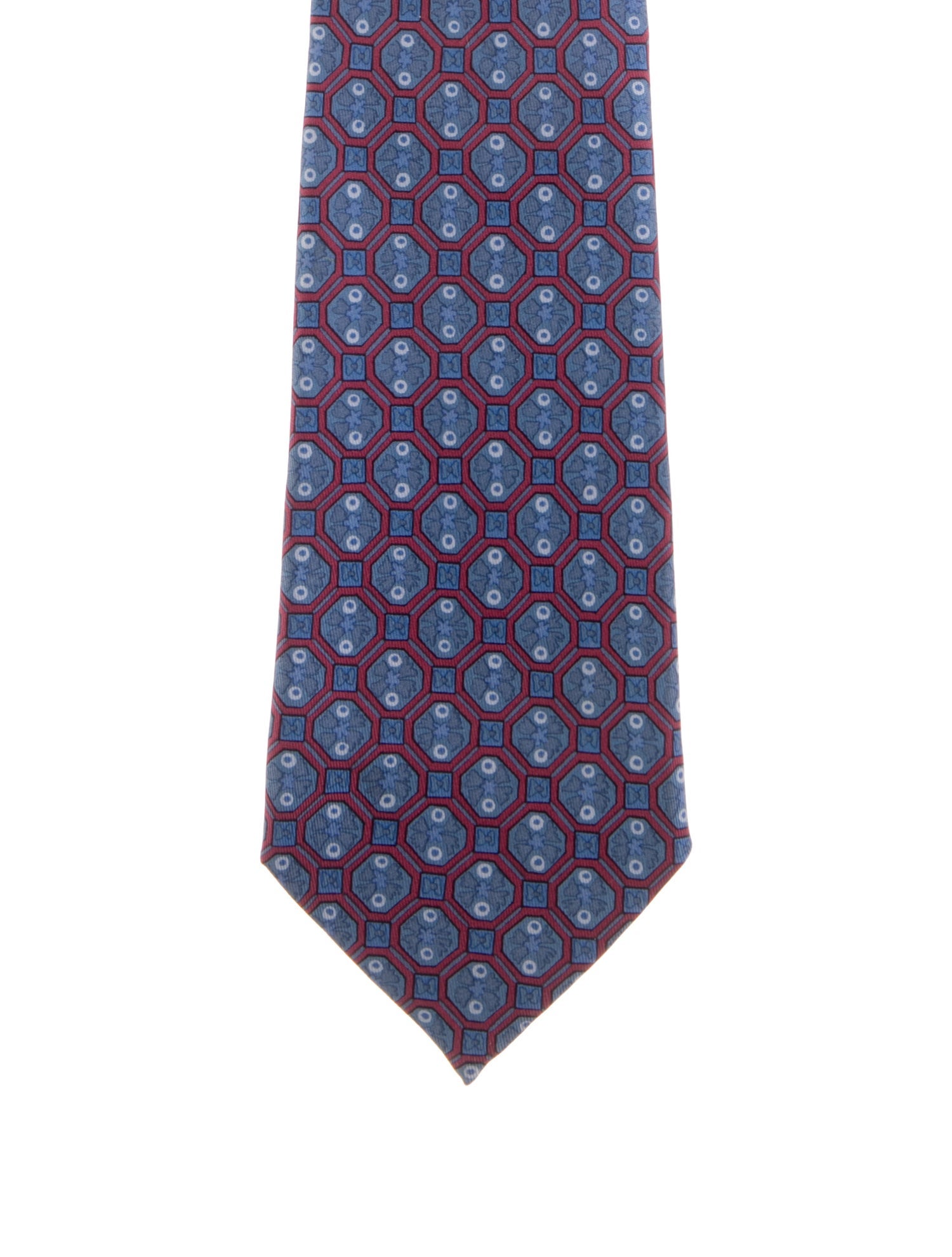 Hermès Silk Printed Tie