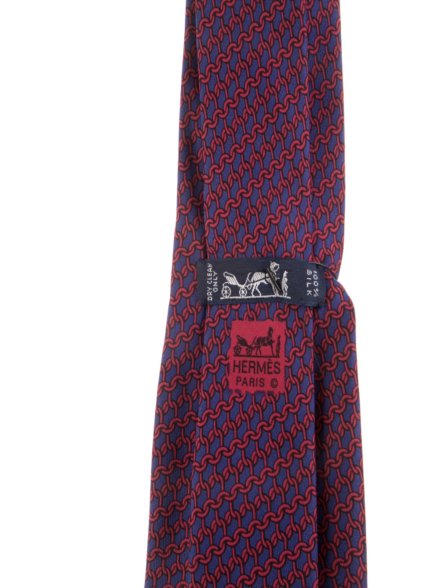 Hermès Silk Printed Tie
