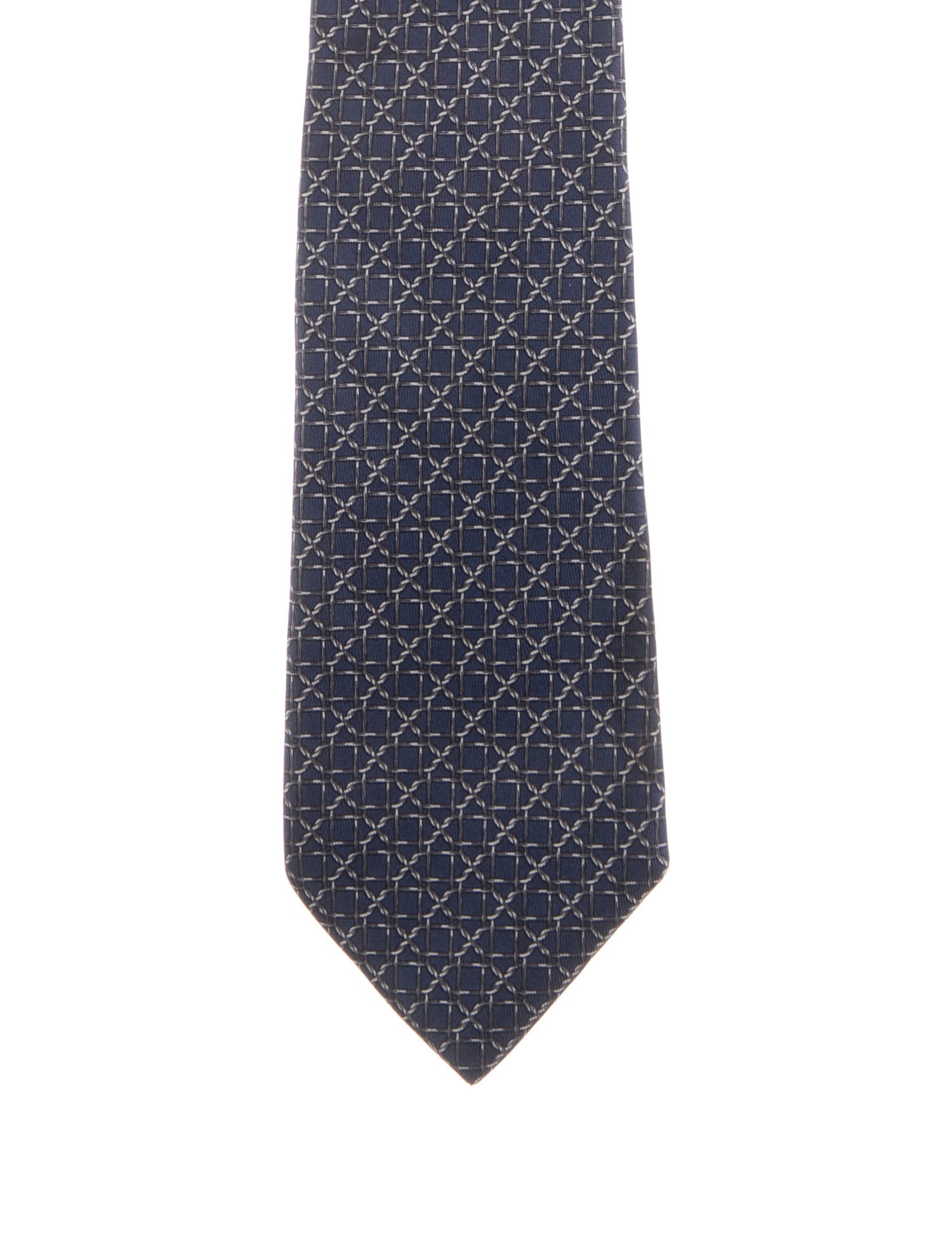 Hermès Silk Printed Tie