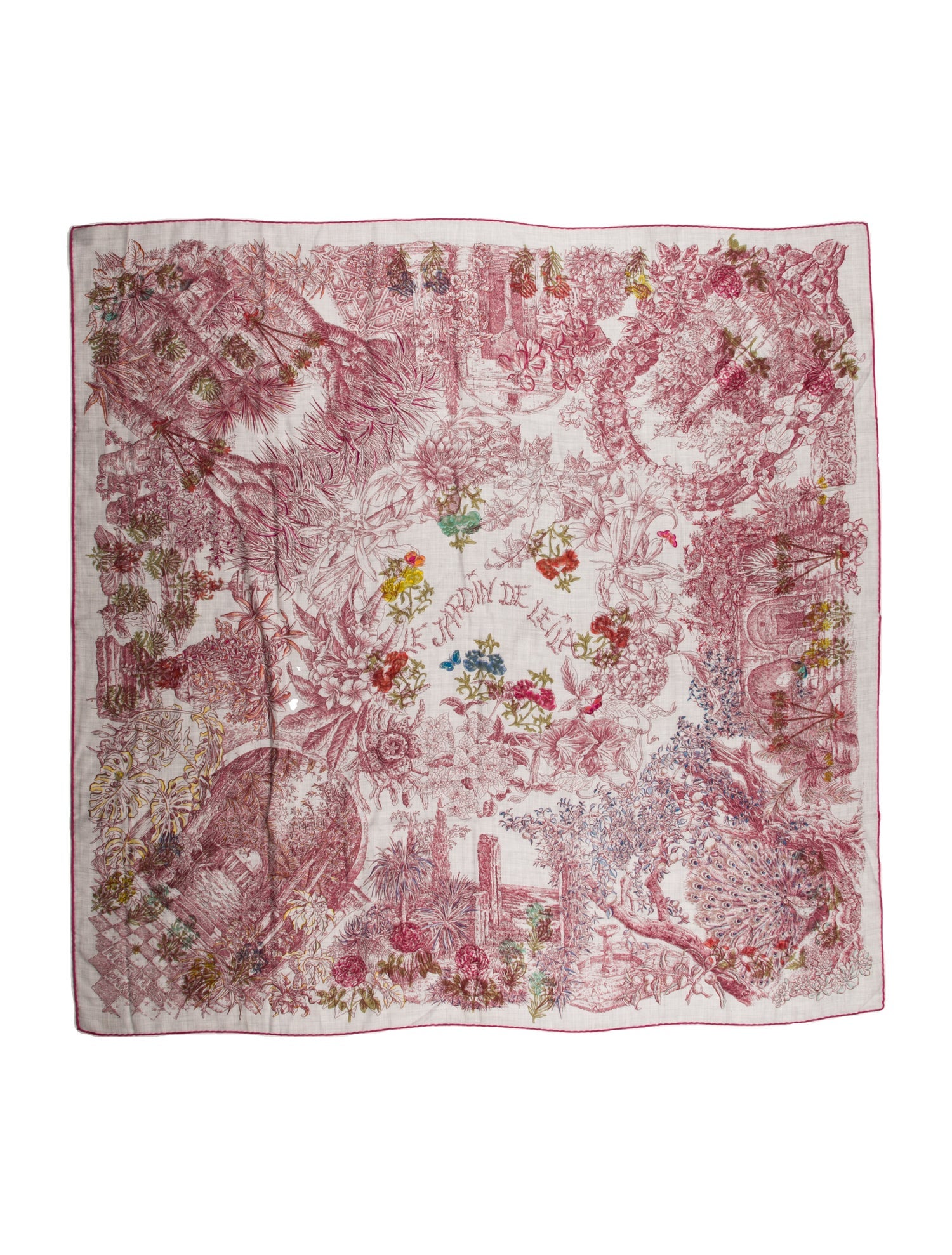 Hermès Le Jardin de Leila Cashmere Shawl