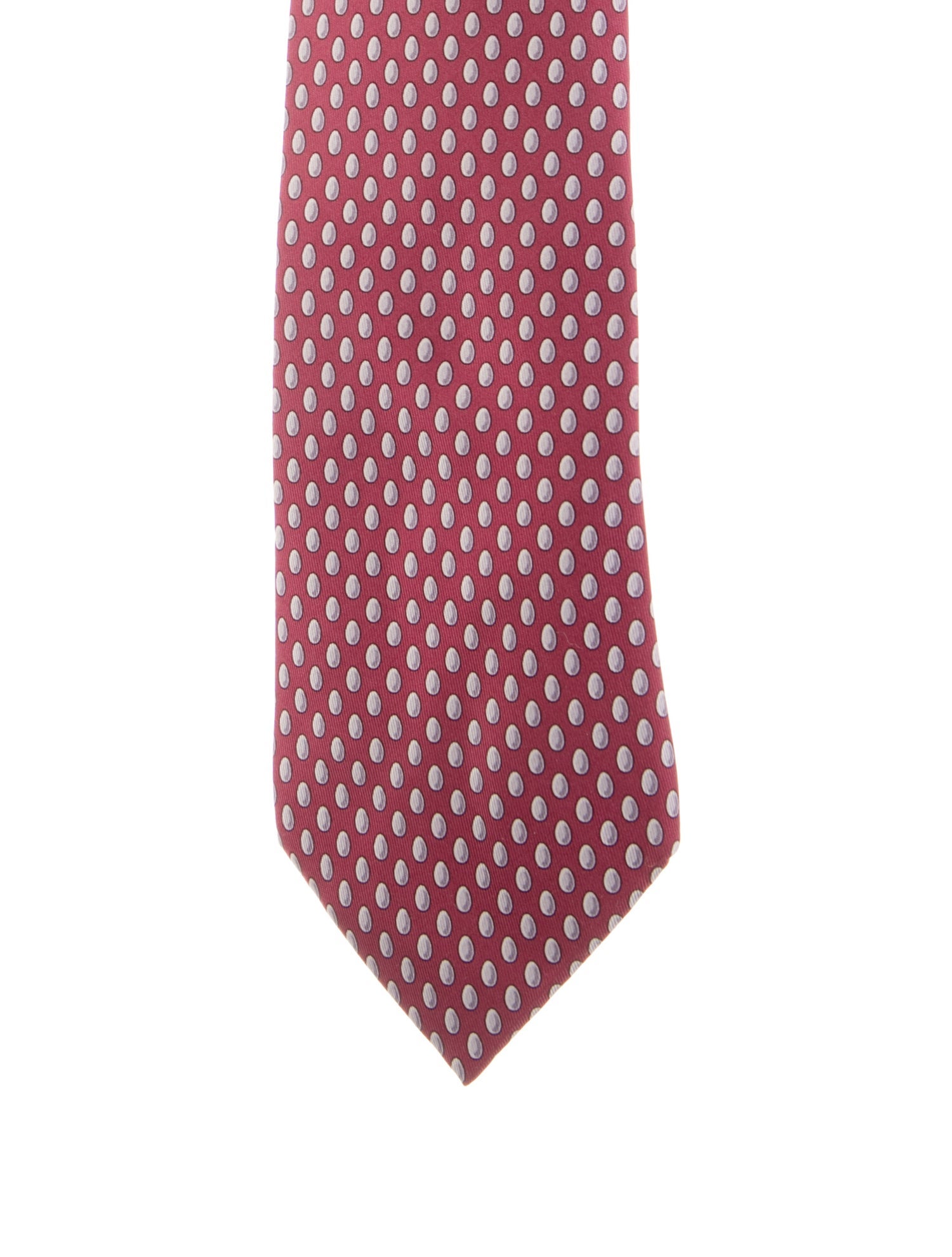 Hermès Silk Printed Tie