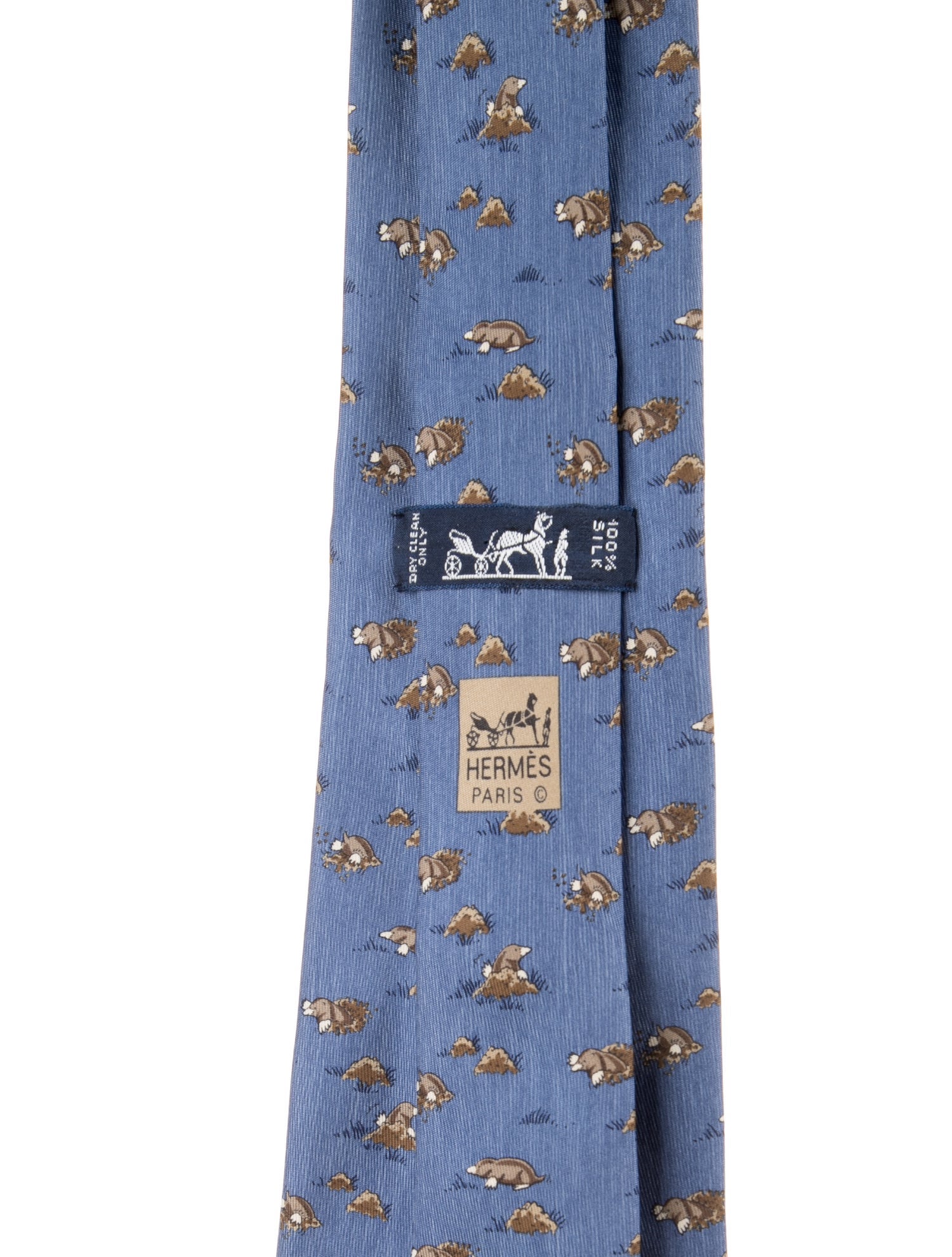 Hermès Silk Pattern Tie