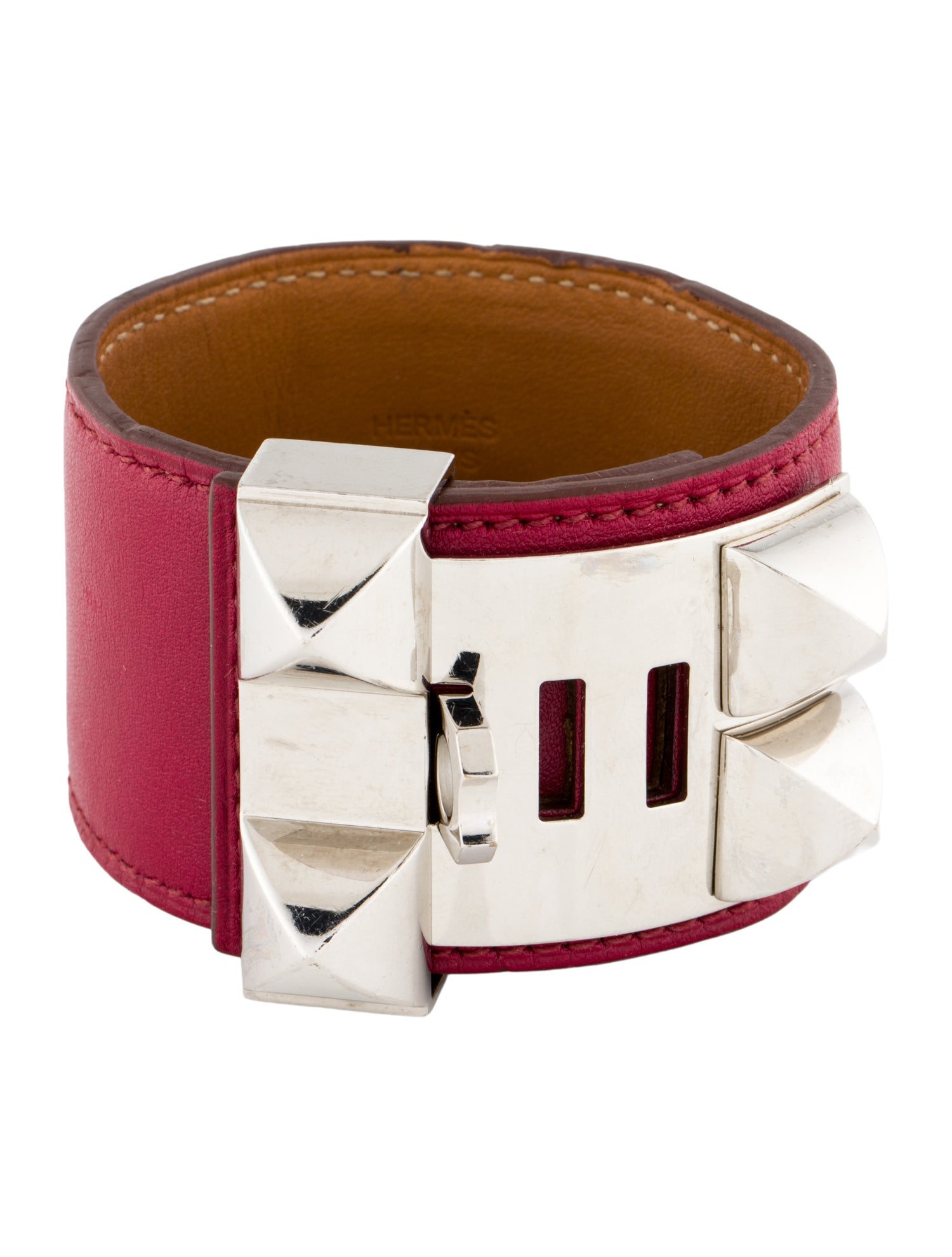 Hermès Collier De Chien Leather Bracelet
