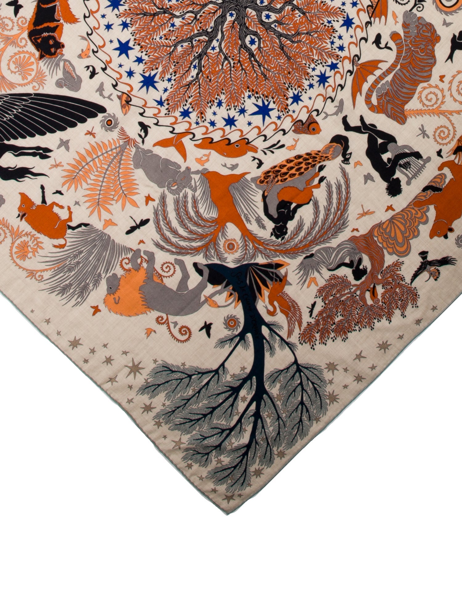 Hermès Sous Le Charme D'Orphee Cashmere Shawl w/ Tags