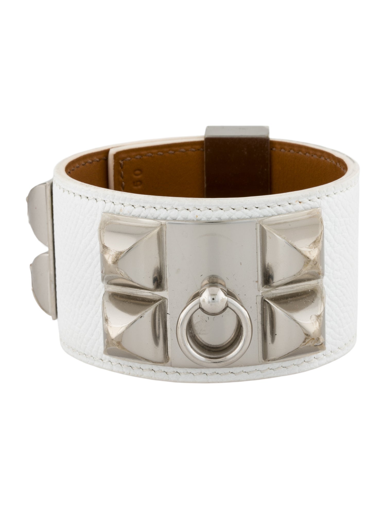 Hermès Leather Collier de Chien Bracelet