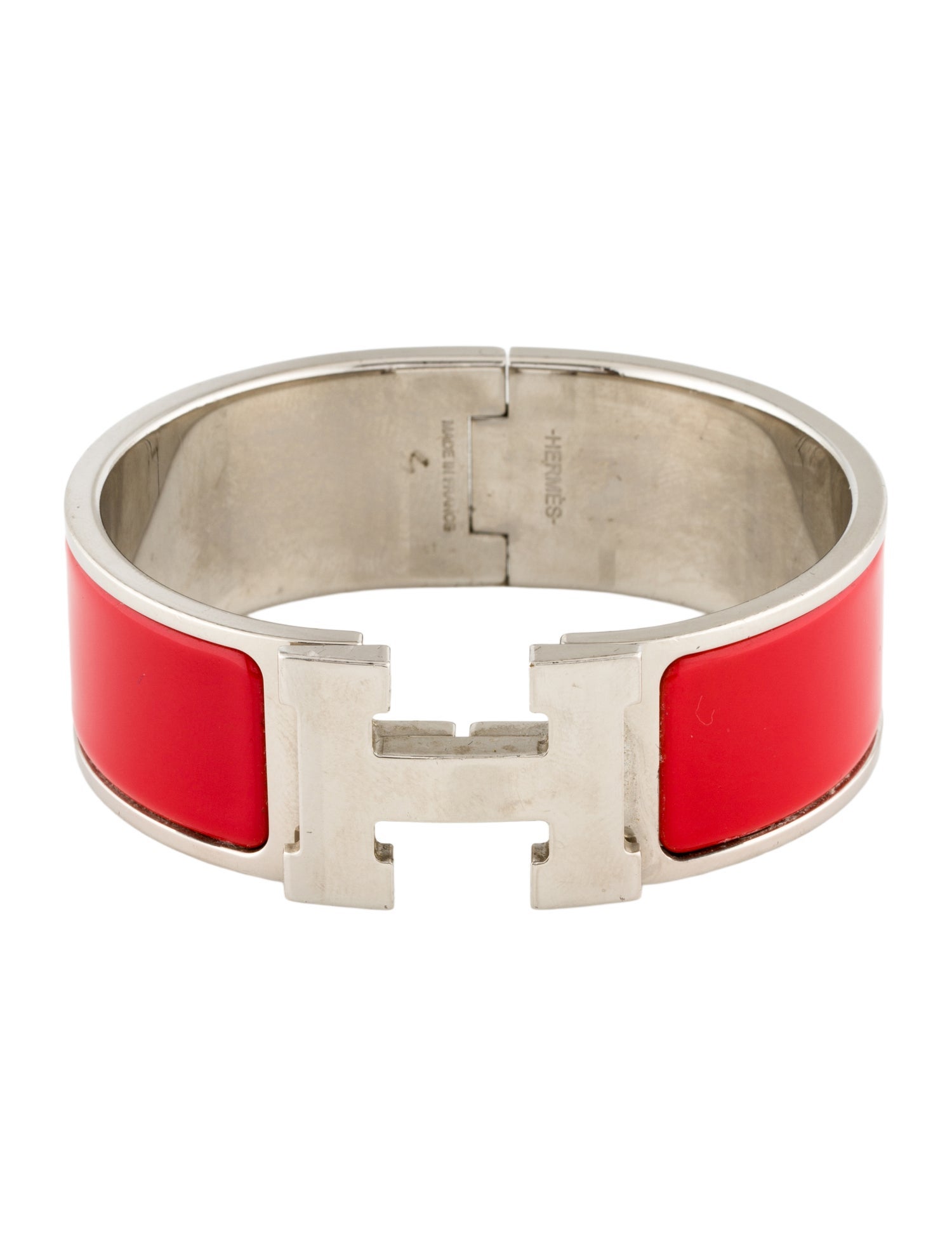 Hermès Clic Clac H Enamel Bracelet