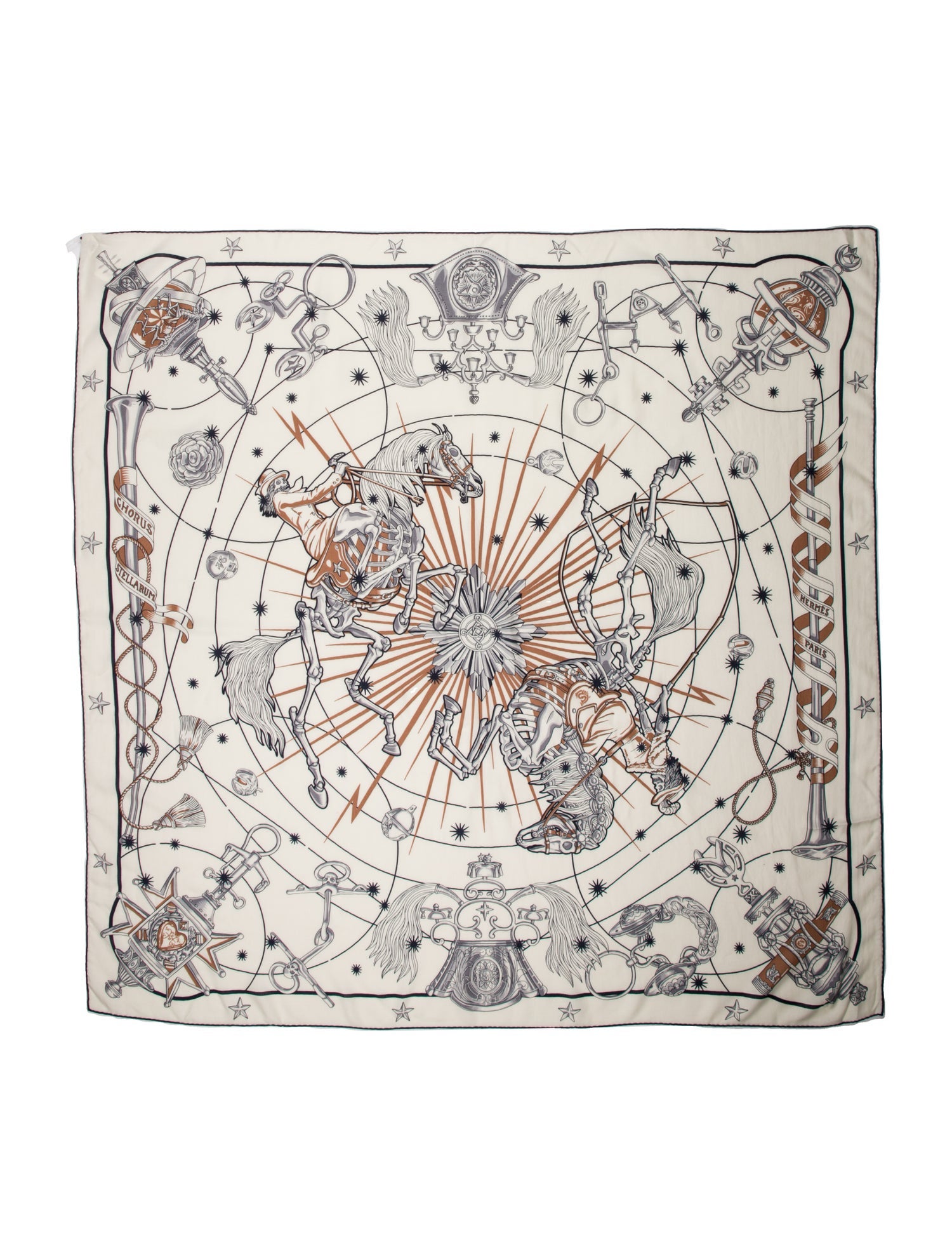 Hermès Chorus Stellarum Cashmere Shawl w/ Tags