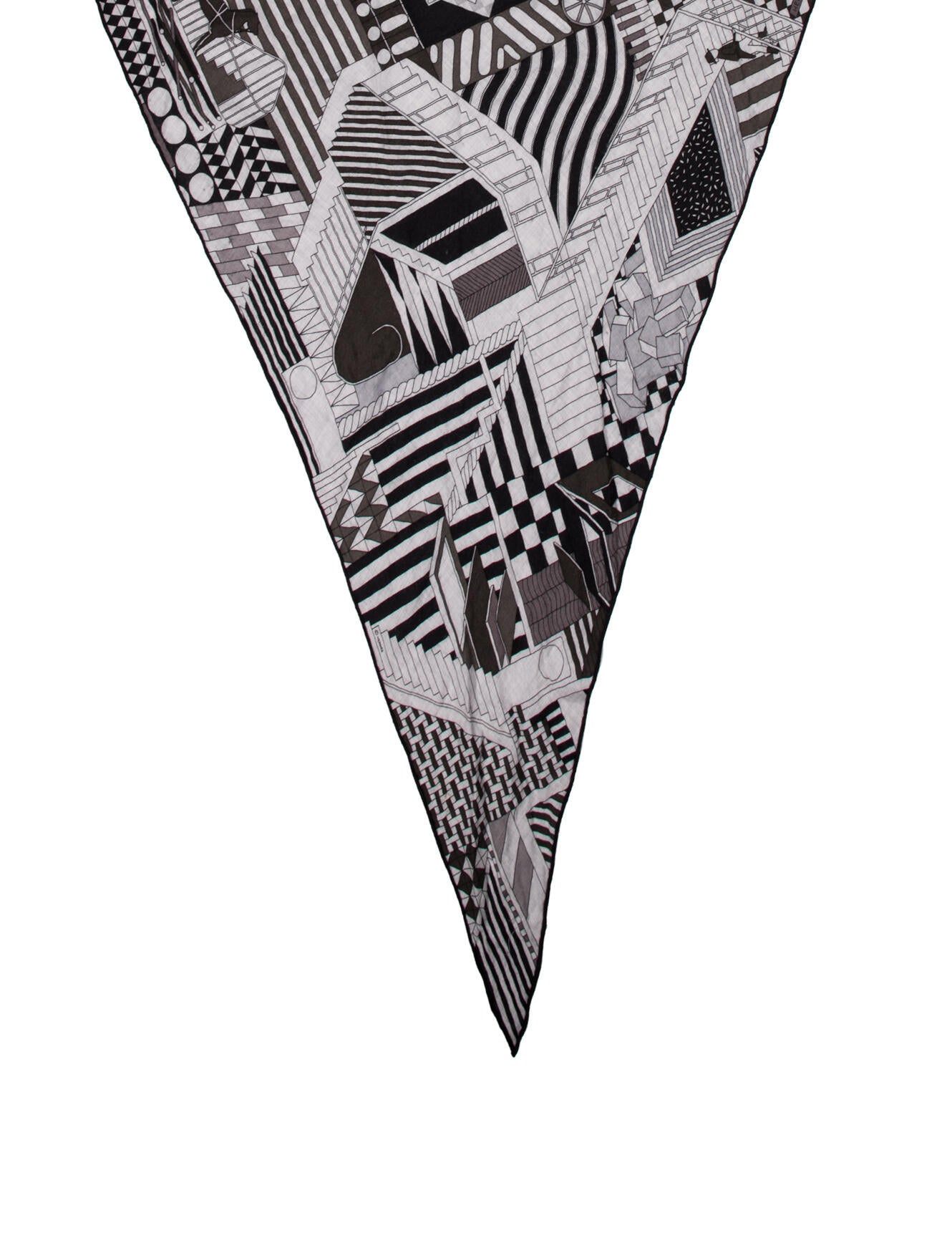 Hermès Promenade au Faubourg Losange Cashmere Scarf