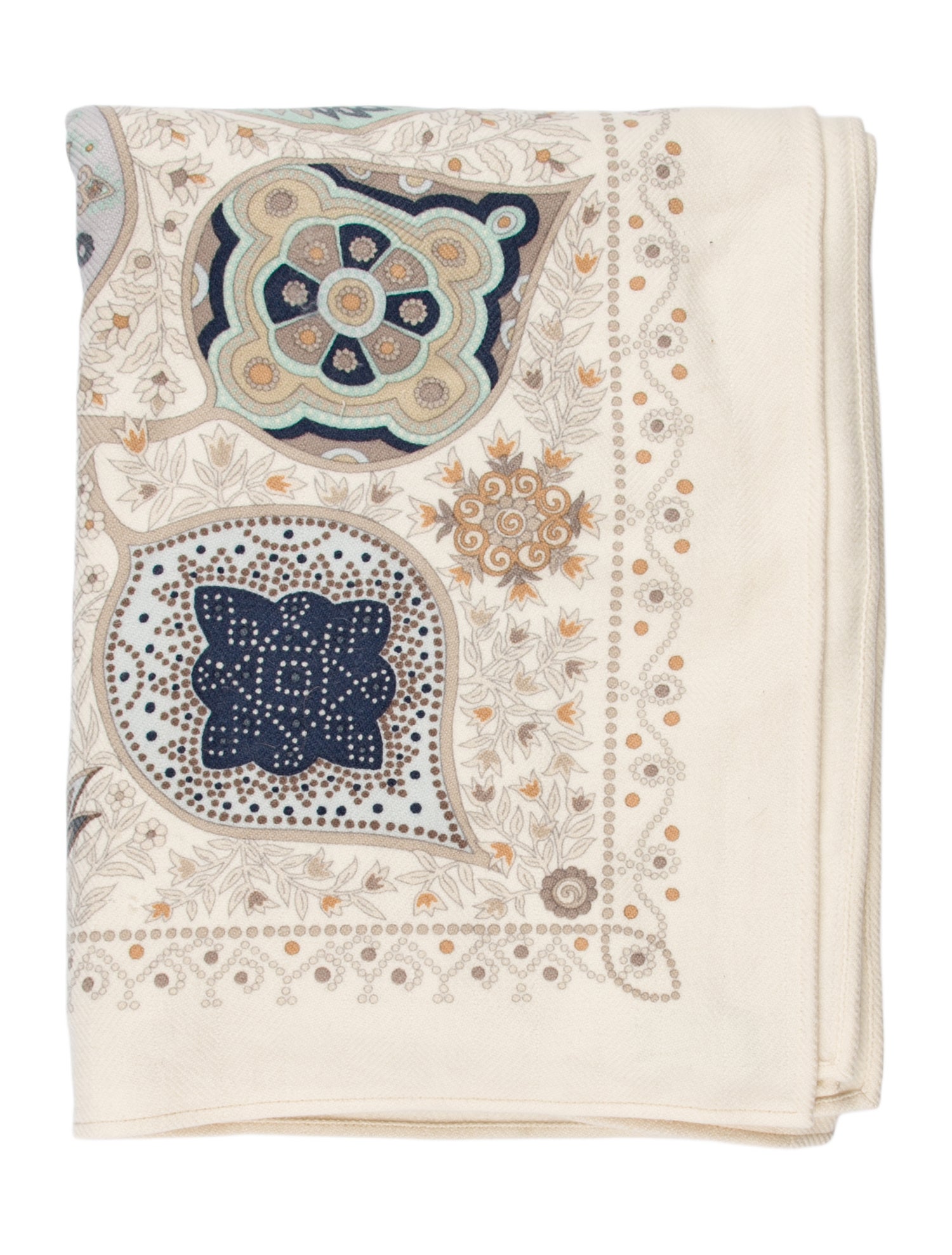 Hermès L'Arbre De Vie Cashmere Throw Blanket