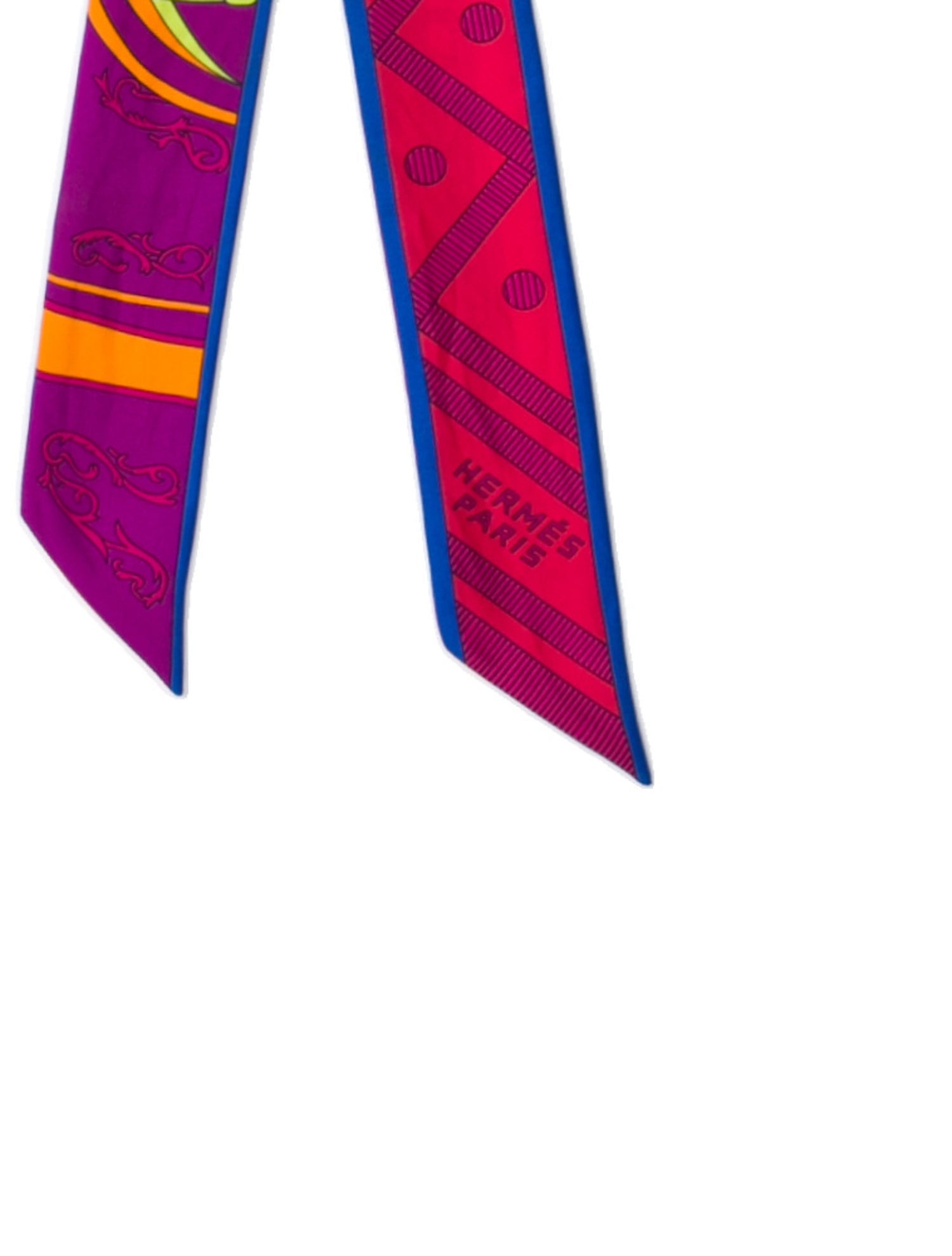 Hermès Balade en Berline Silk Twilly Scarf