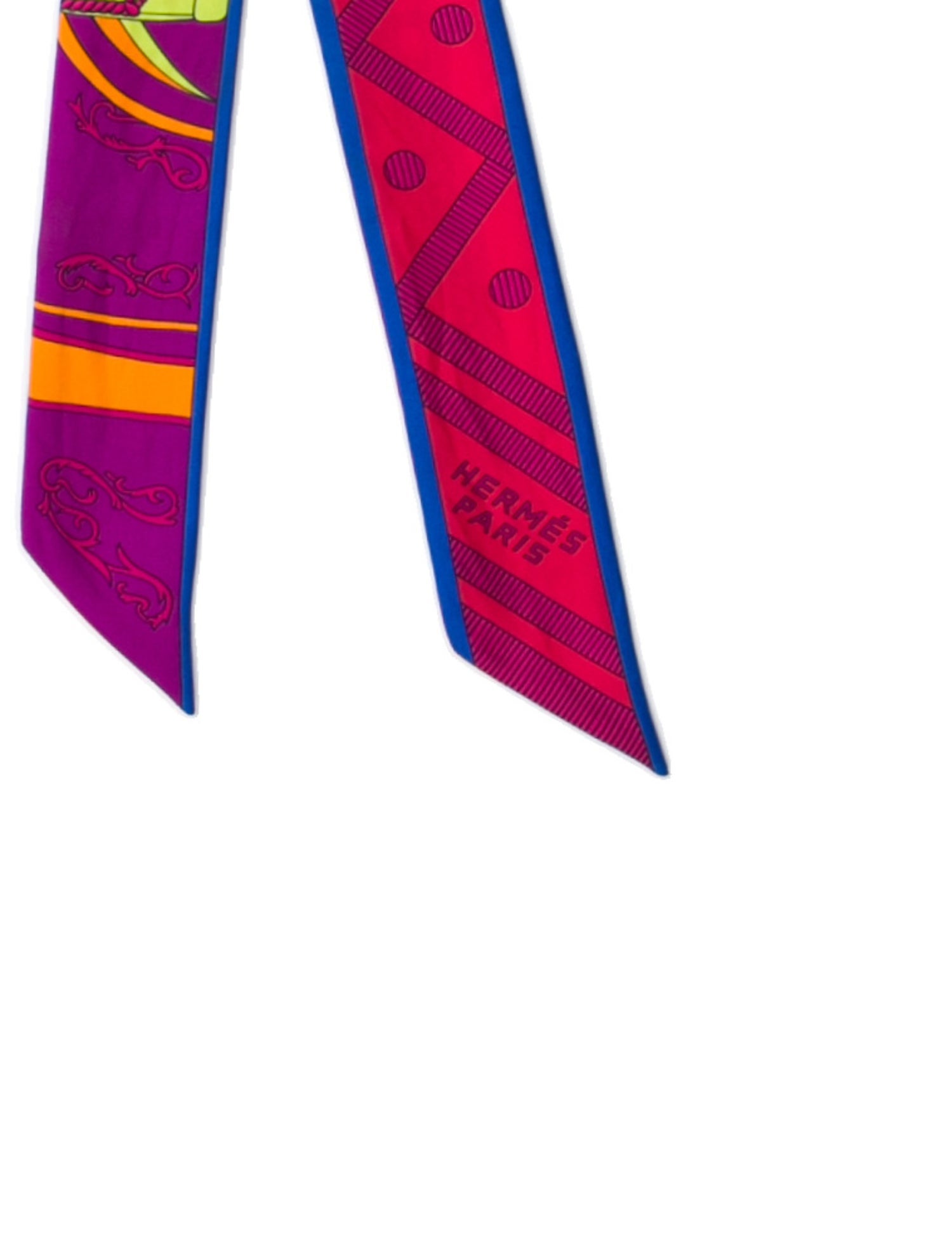 Hermès Balade en Berline Silk Twilly Scarf