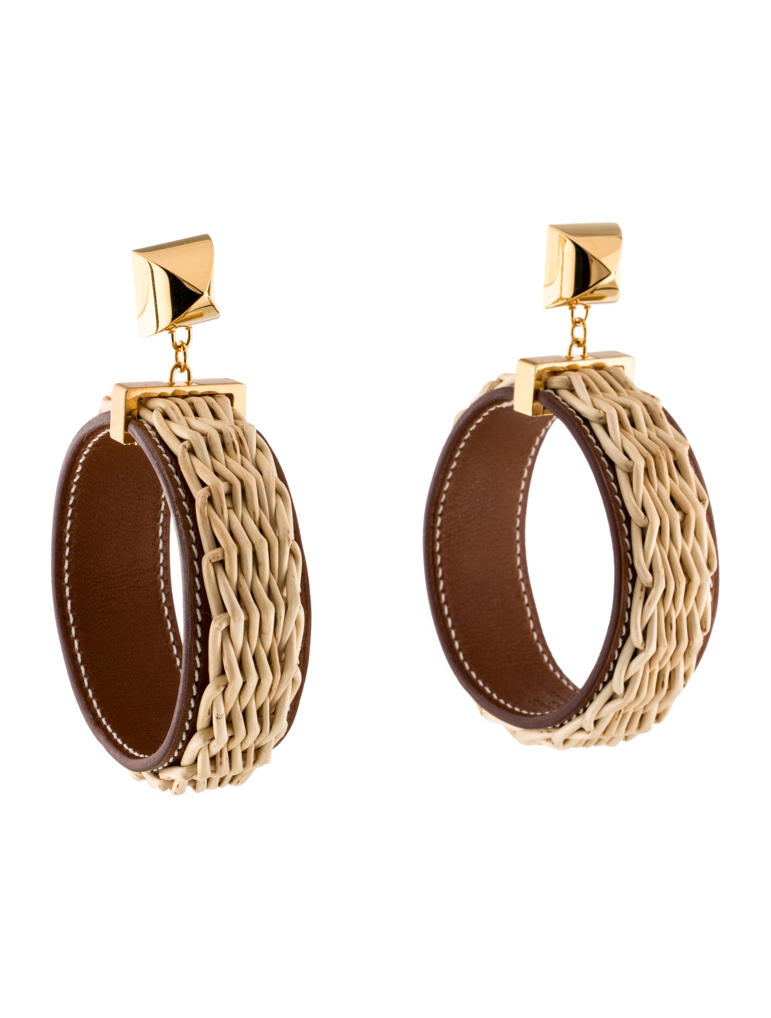 Hermès Medor Picnic Hoop Earrings