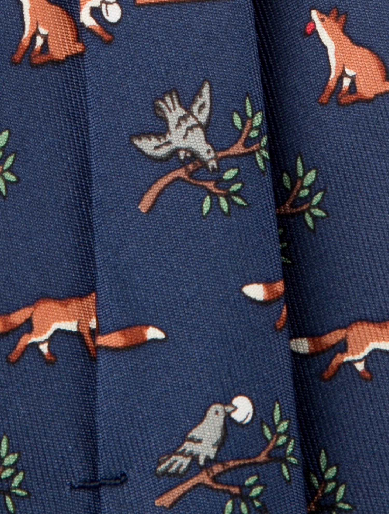 Hermès Silk Pattern Print Tie