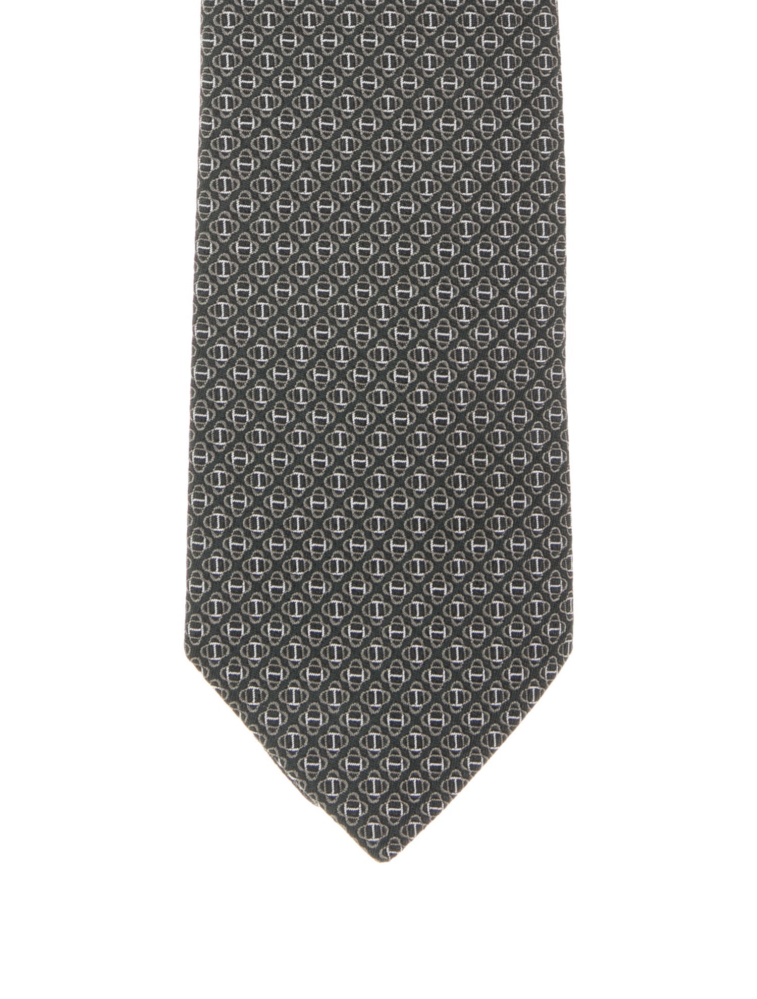 Hermès Silk Printed Tie