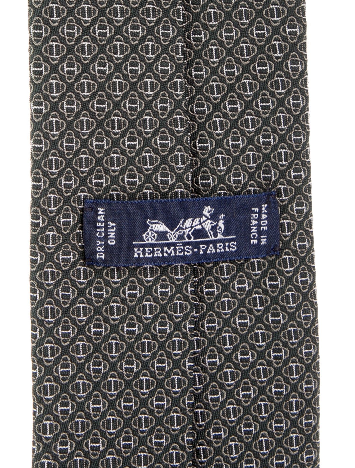 Hermès Silk Printed Tie